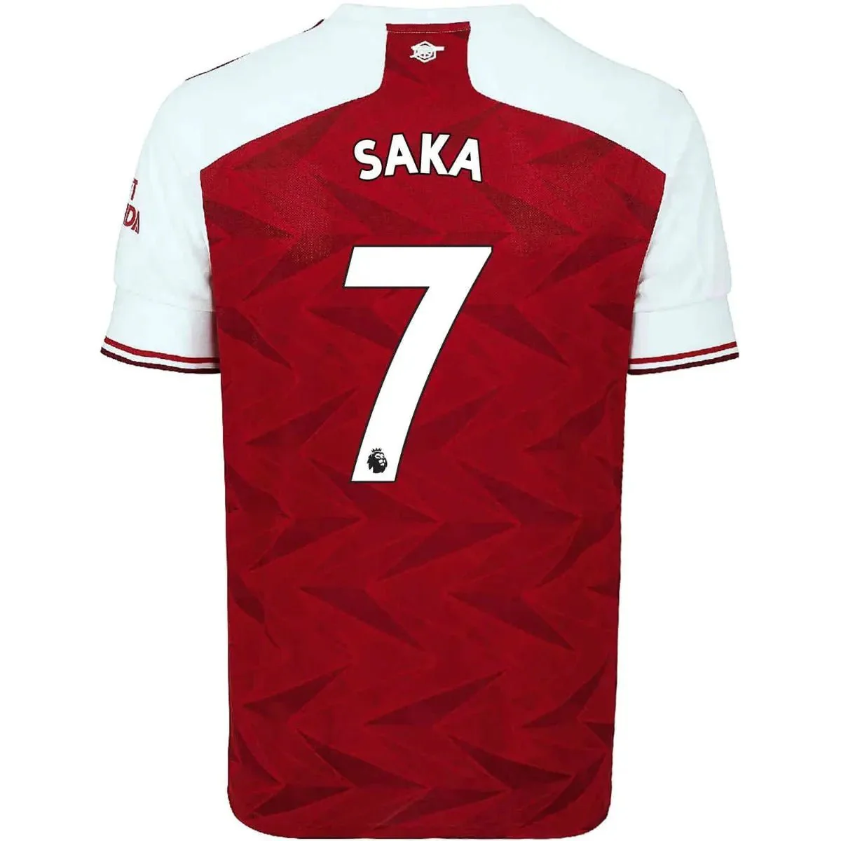 Addidas 2020-21 Arsenal Authentic Home Jersey-Red-White - Image 6