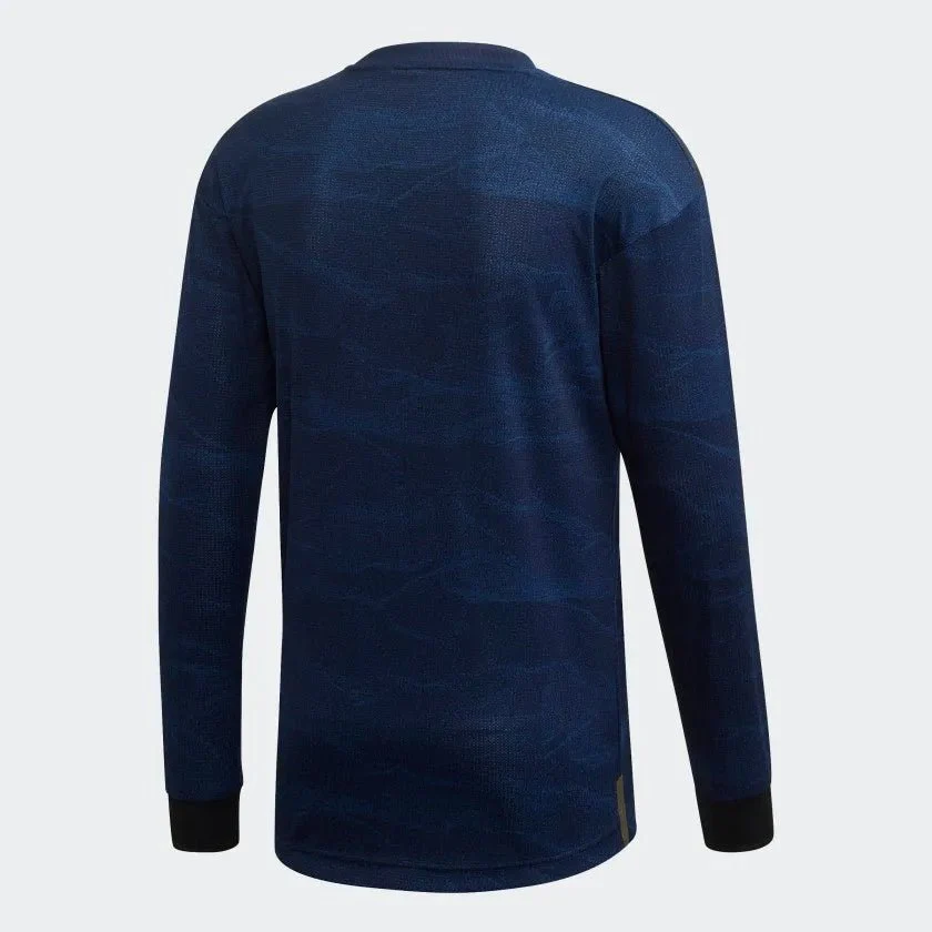 adidas 2019-20 Real Madrid Authentic Away Long-Sleeve Jersey - Indigo - Image 2