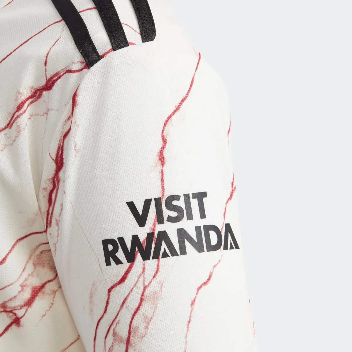 Adidas 2020-21 Arsenal Youth Away Jersey - White-Red - Image 4