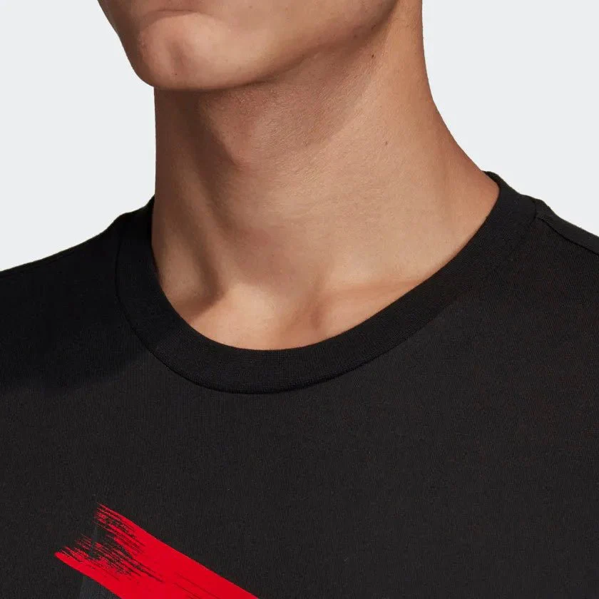 adidas 2020-21 Belgium Street Graphic Tee - Black - Image 3