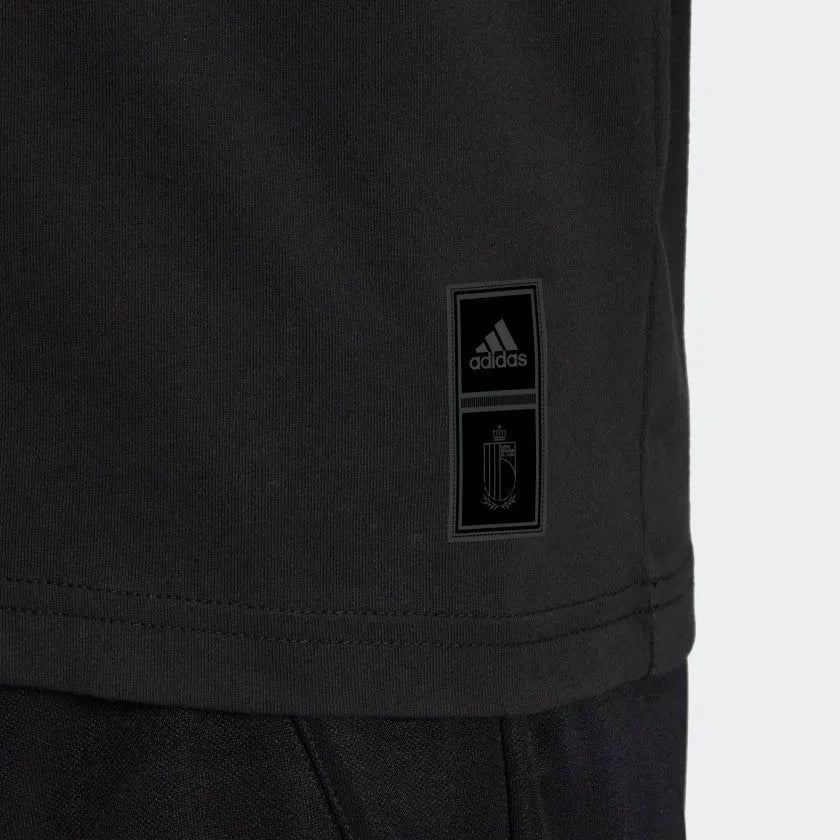 adidas 2020-21 Belgium Street Graphic Tee - Black - Image 4