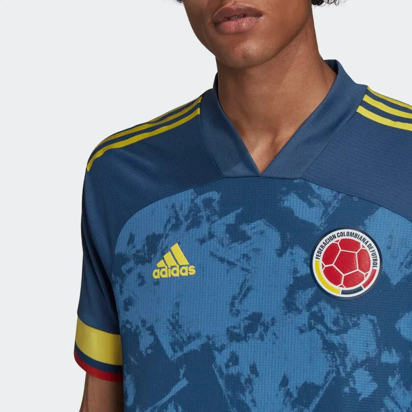 adidas 2020-21 Colombia Authentic Away Jersey - Navy - Image 3