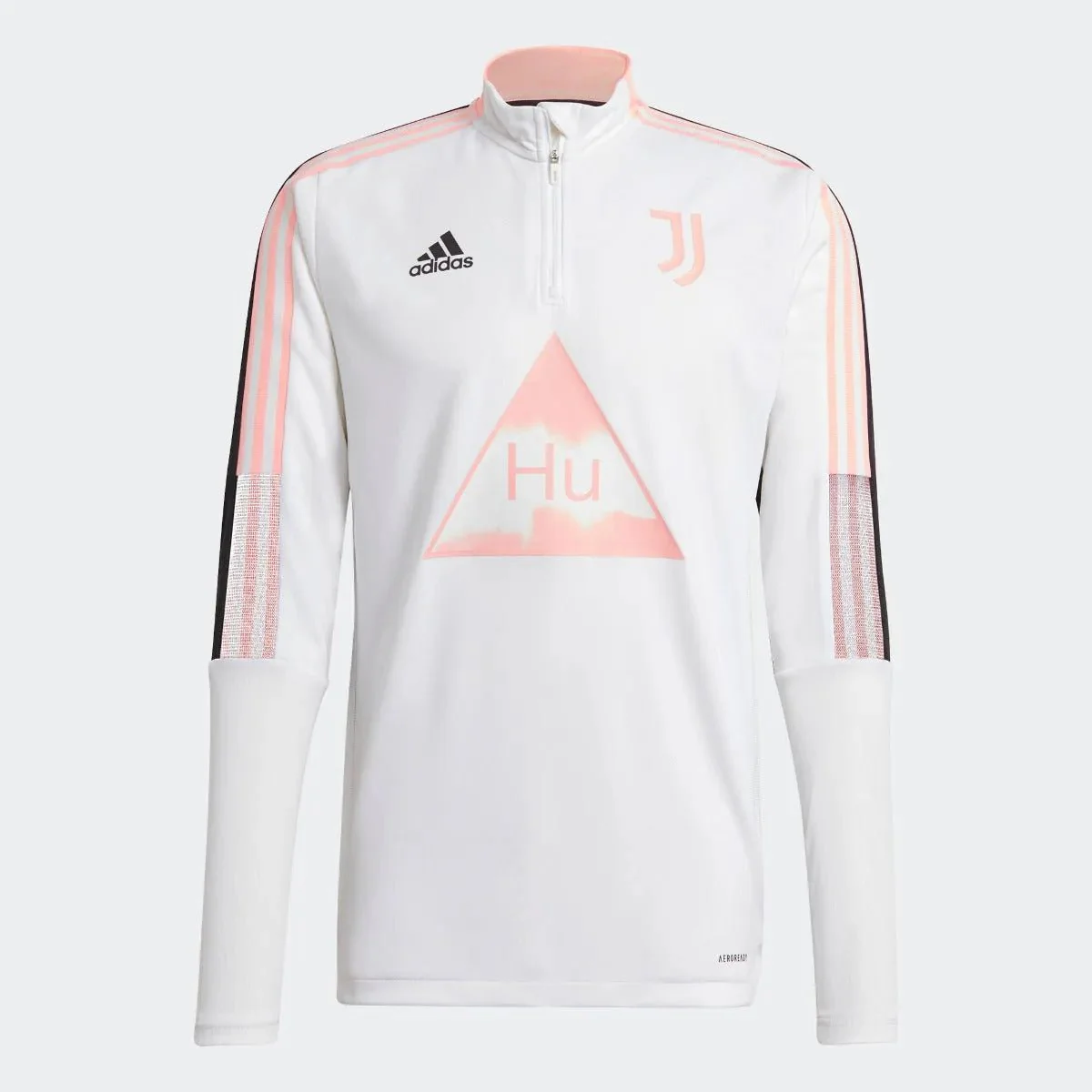 Adidas 2020-21 Juventus Human Race Training Top - White-Black-Pink