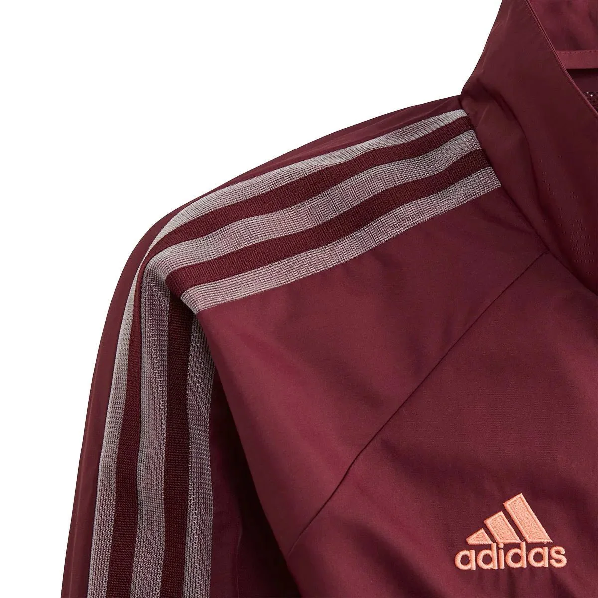 Adidas 2020-21 Manchester United Youth Anthem Jacket - Maroon - Image 3
