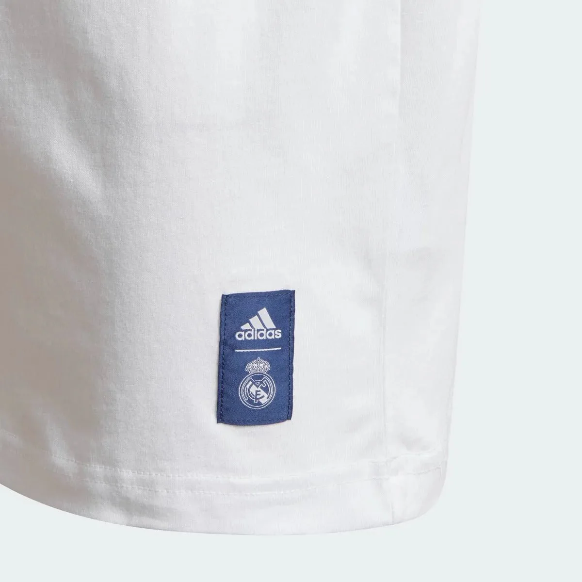 Adidas 2020-21 Real Madrid Youth Graphic Tee - White-Navy - Image 5