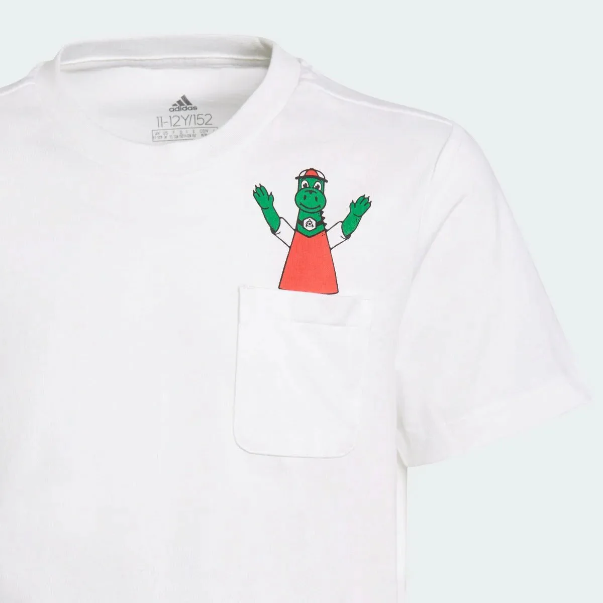 Adidas 2021-22 Arsenal Youth Graphic Tee - White - Image 3