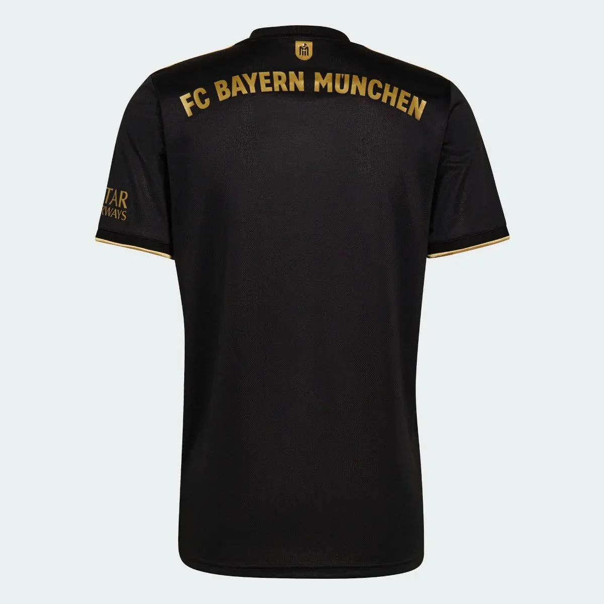 Adidas 2021-22 Bayern Munchen Away Jersey - Black-Gold - Image 2