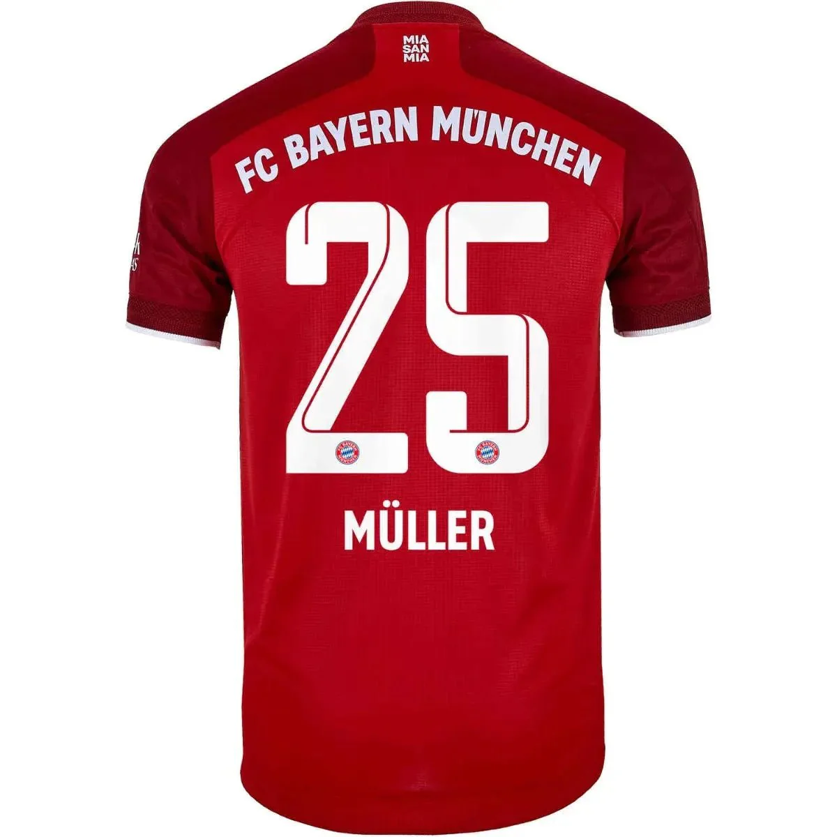 Adidas 2021-22 Bayern Munich Home Jersey - True Red - Image 9