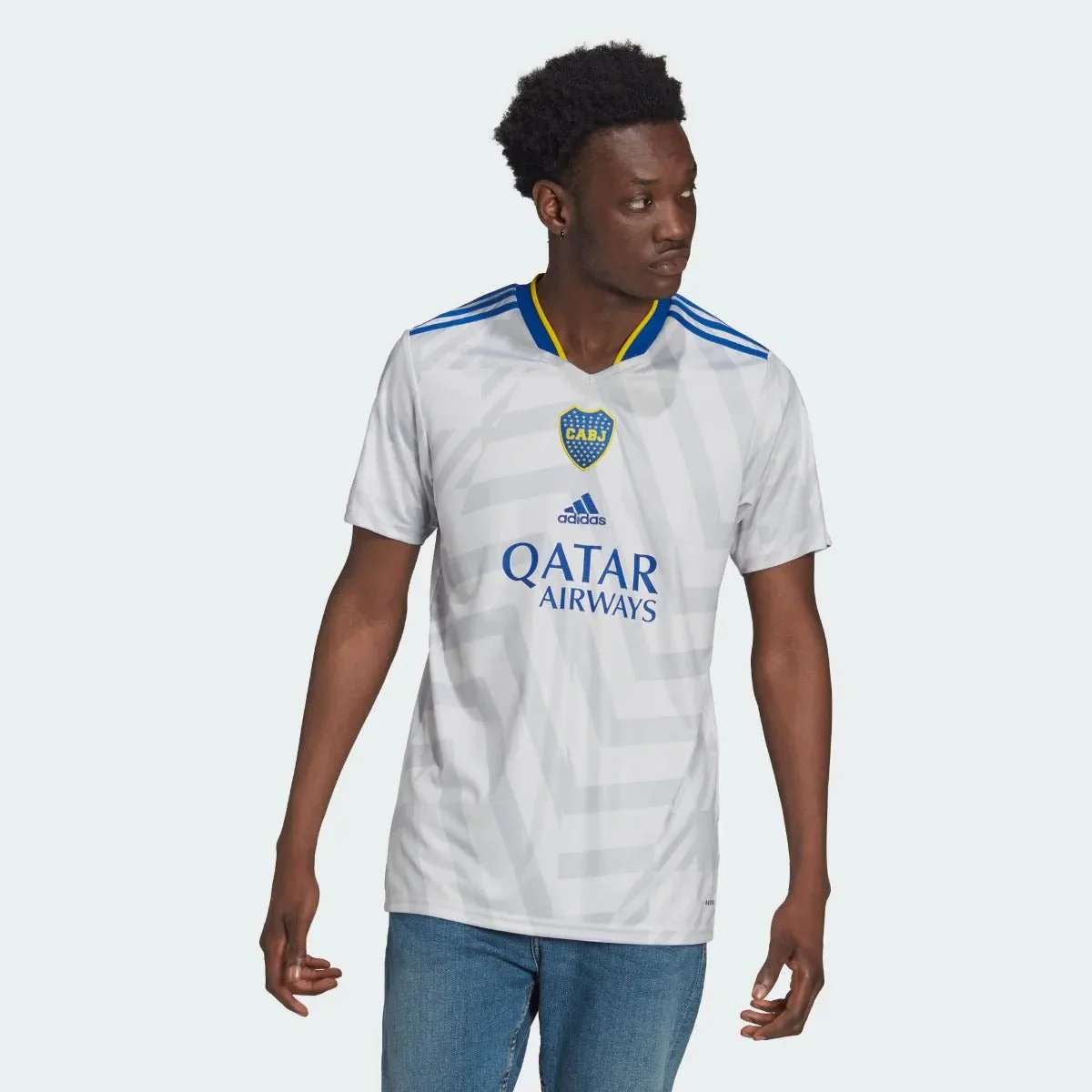 Adidas 2021-22 Boca Juniors Away Jersey - Dash Grey - Image 3