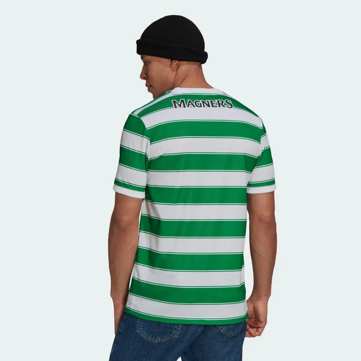 Adidas 2021-22 Celtic Home Jersey - White-Green - Image 2