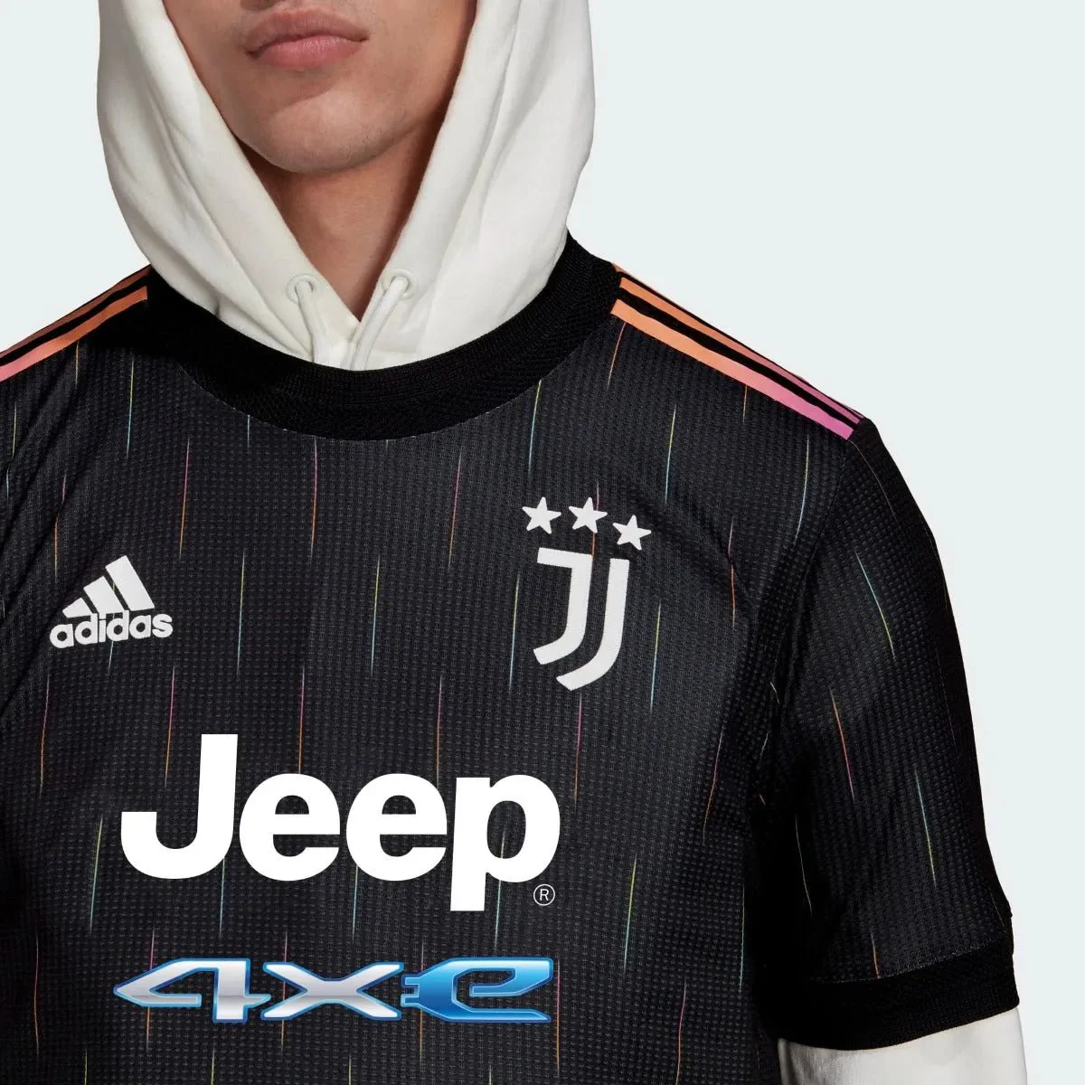 Adidas 2021-22 Juventus Authentic Away Jersey - Black - Image 3