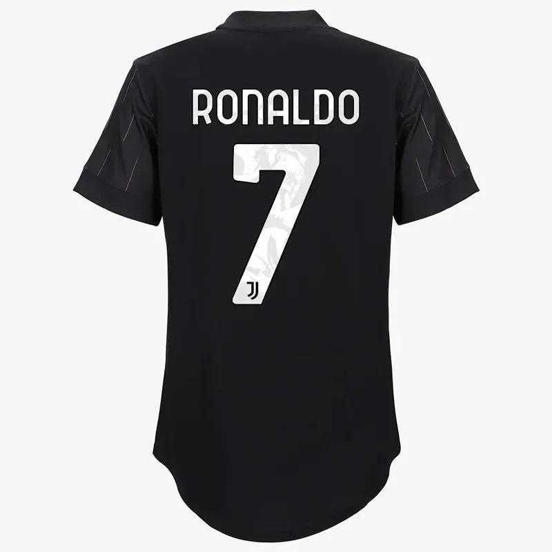 Adidas 2021-22 Juventus Authentic Away Jersey - Black - Image 6