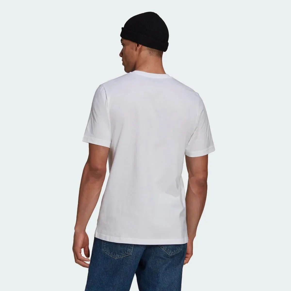 adidas 2021-22 Juventus Street Graphic Tee - White-Black-Orange - Image 3