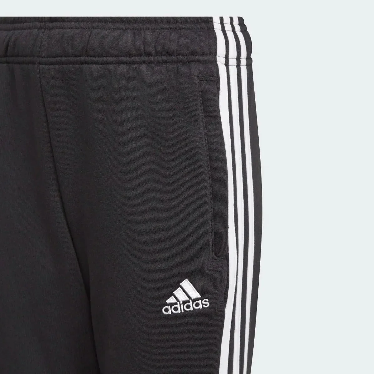 Adidas 2021-22 Juventus Youth Sweatpants - Black-White - Image 3