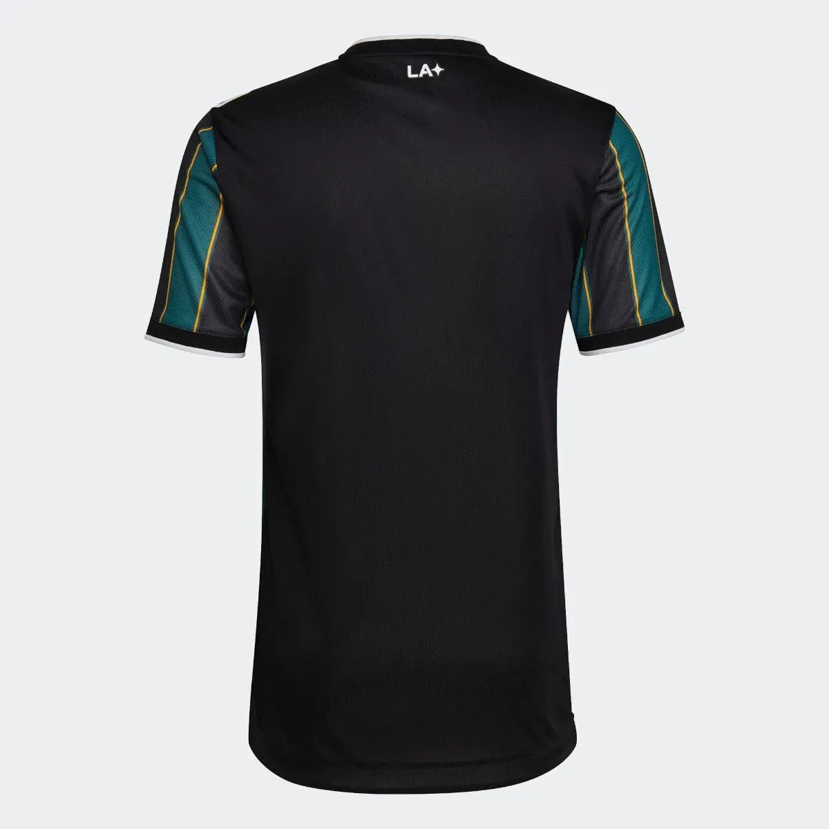 Adidas 2021-22 LA Galaxy Authentic Away Jersey - Black-Tech Green - Image 2