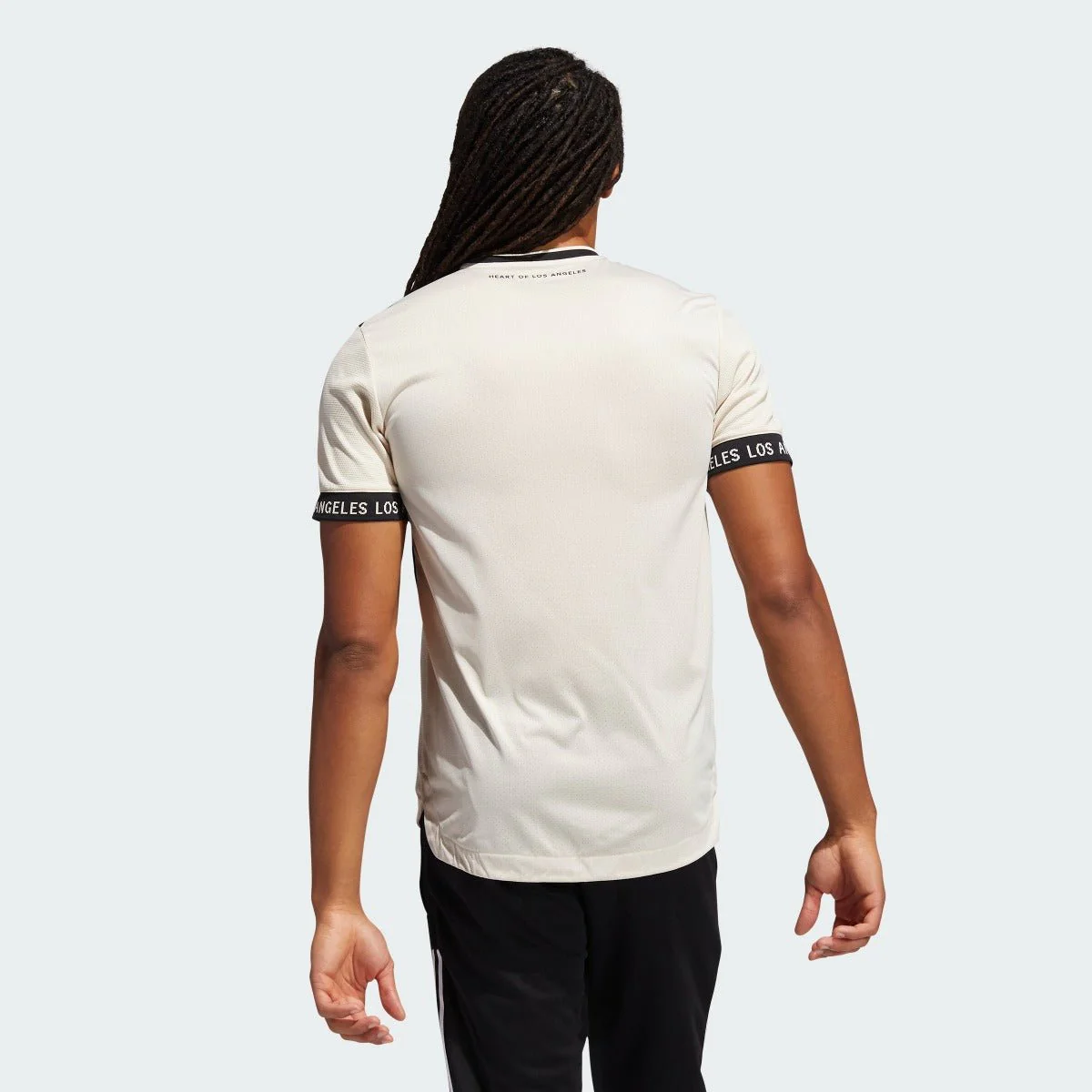 adidas 2021-22 LAFC Authentic Away Jersey - Beige - Image 4