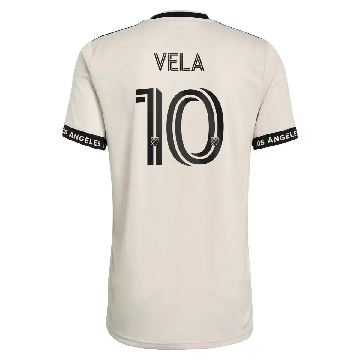 Adidas 2021-22 LAFC Away Jersey - Beige-Black - Image 6