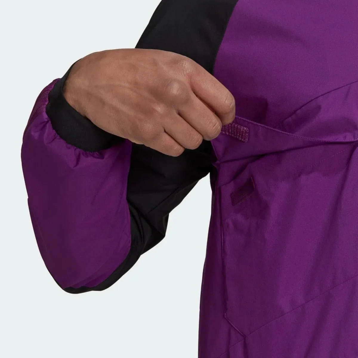 Adidas 2021-22 Manchester United Travel Drill Jacket - Black-Purple - Image 4