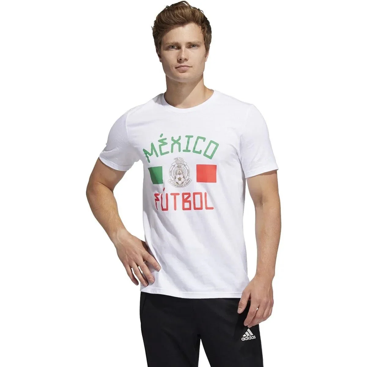 Adidas 2021-22 Mexico Amplifier SS Tee - White-Green