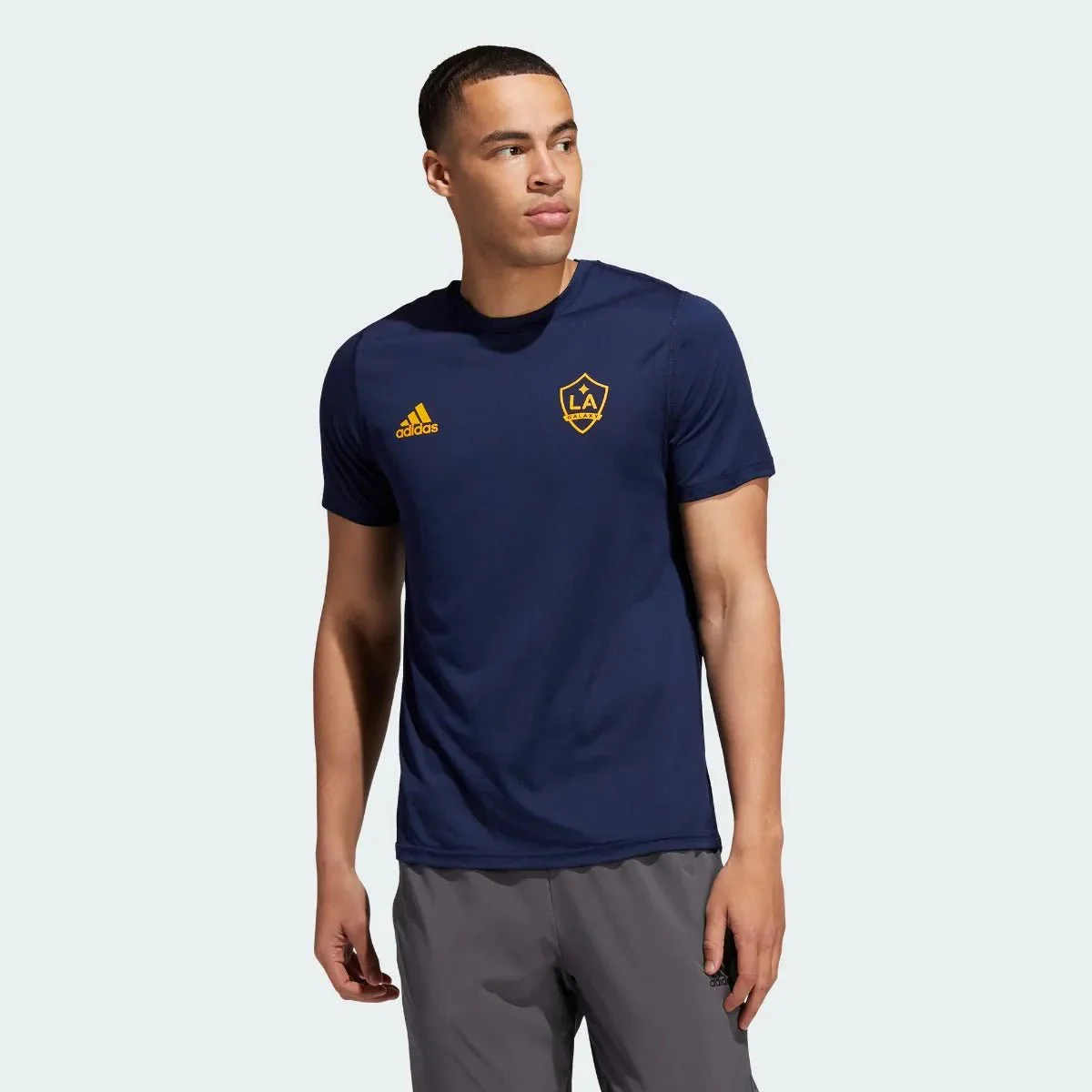 Adidas 2021 LA Galaxy Creator SS Tee - Navy - Image 2