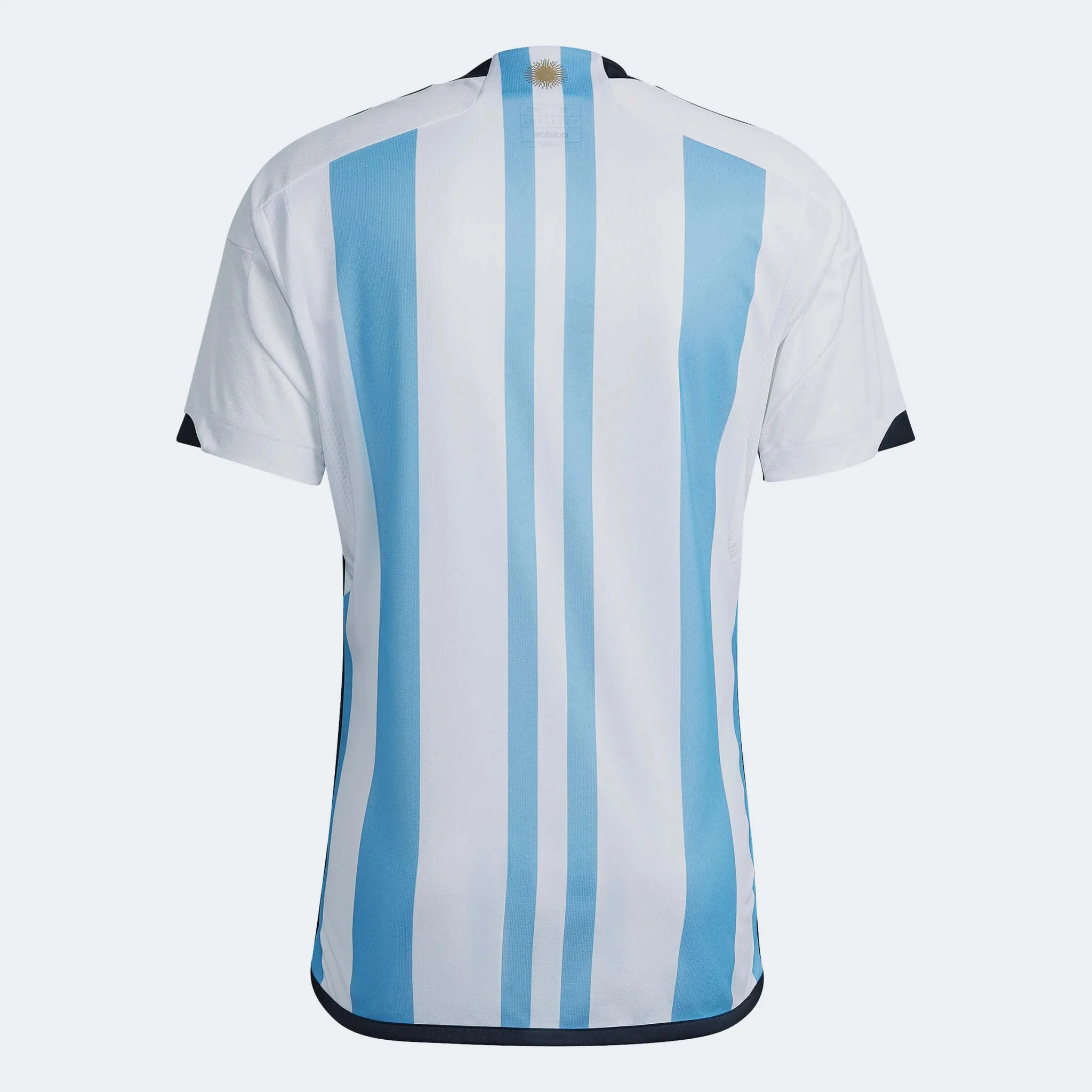 adidas 2022-23 Argentina Home Jersey - White-Light Blue - Image 3