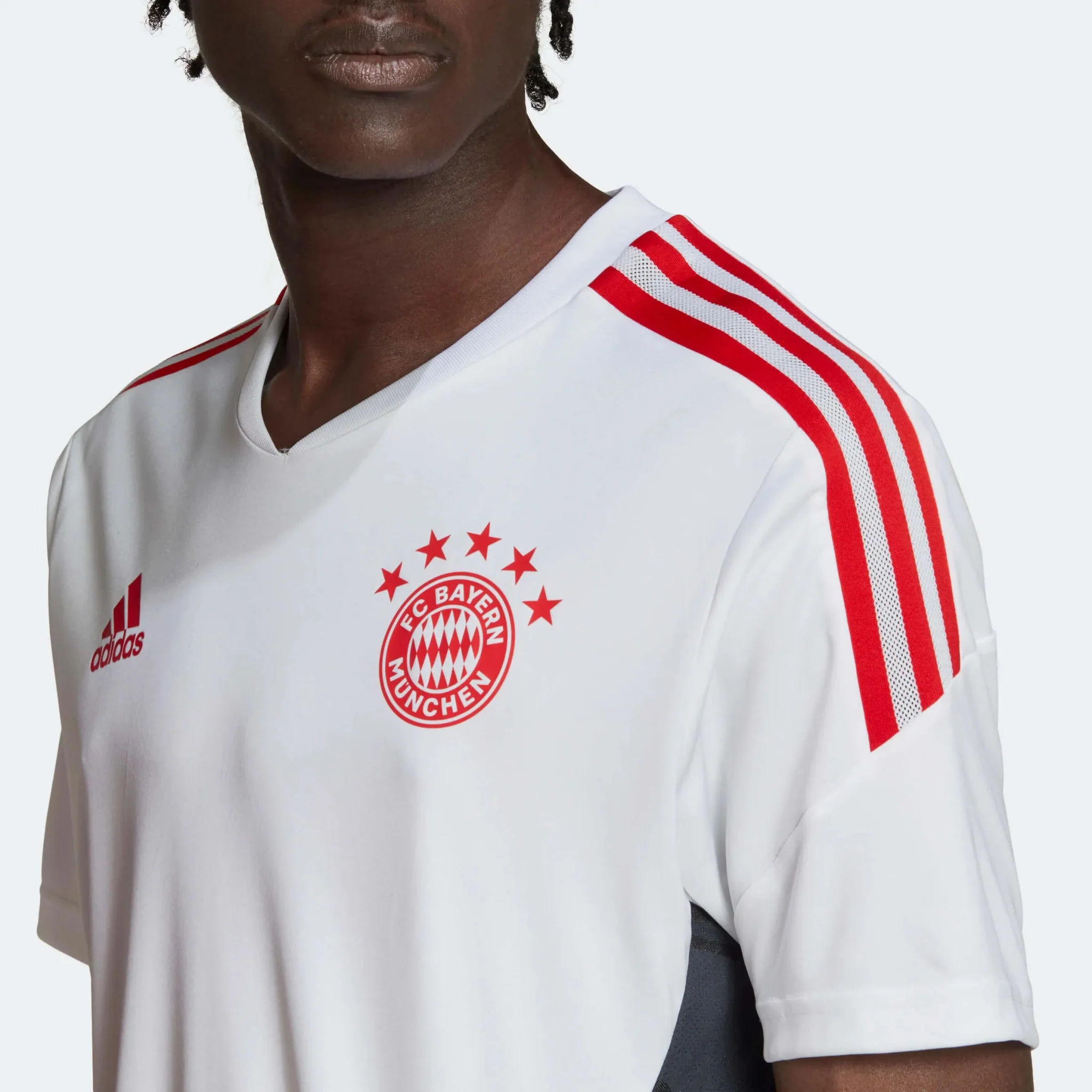 adidas 2022-23 Bayern Munich Training Jersey - White - Image 5