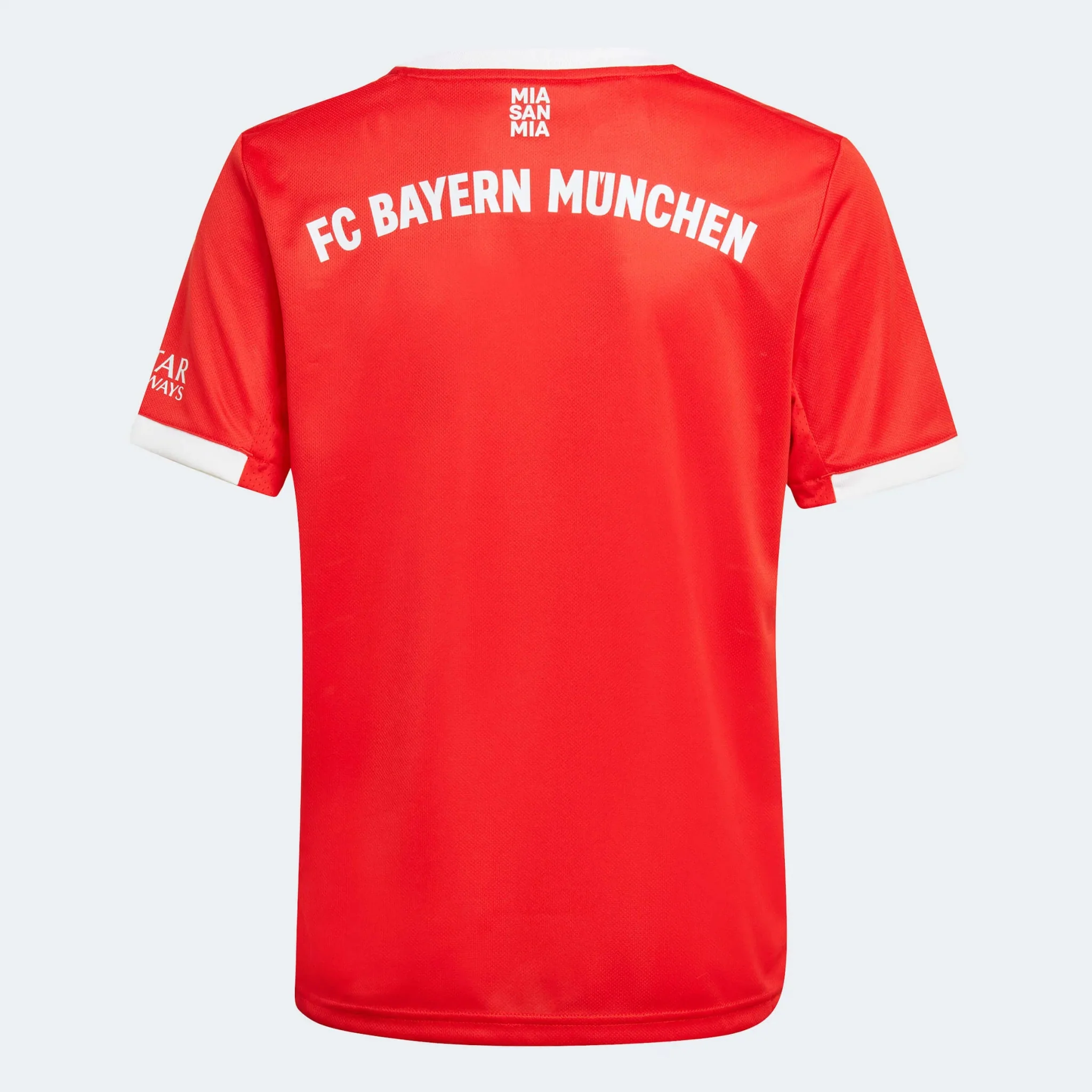 adidas 2022-23 Bayern Munich Youth Home Jersey - Red-White - Image 2