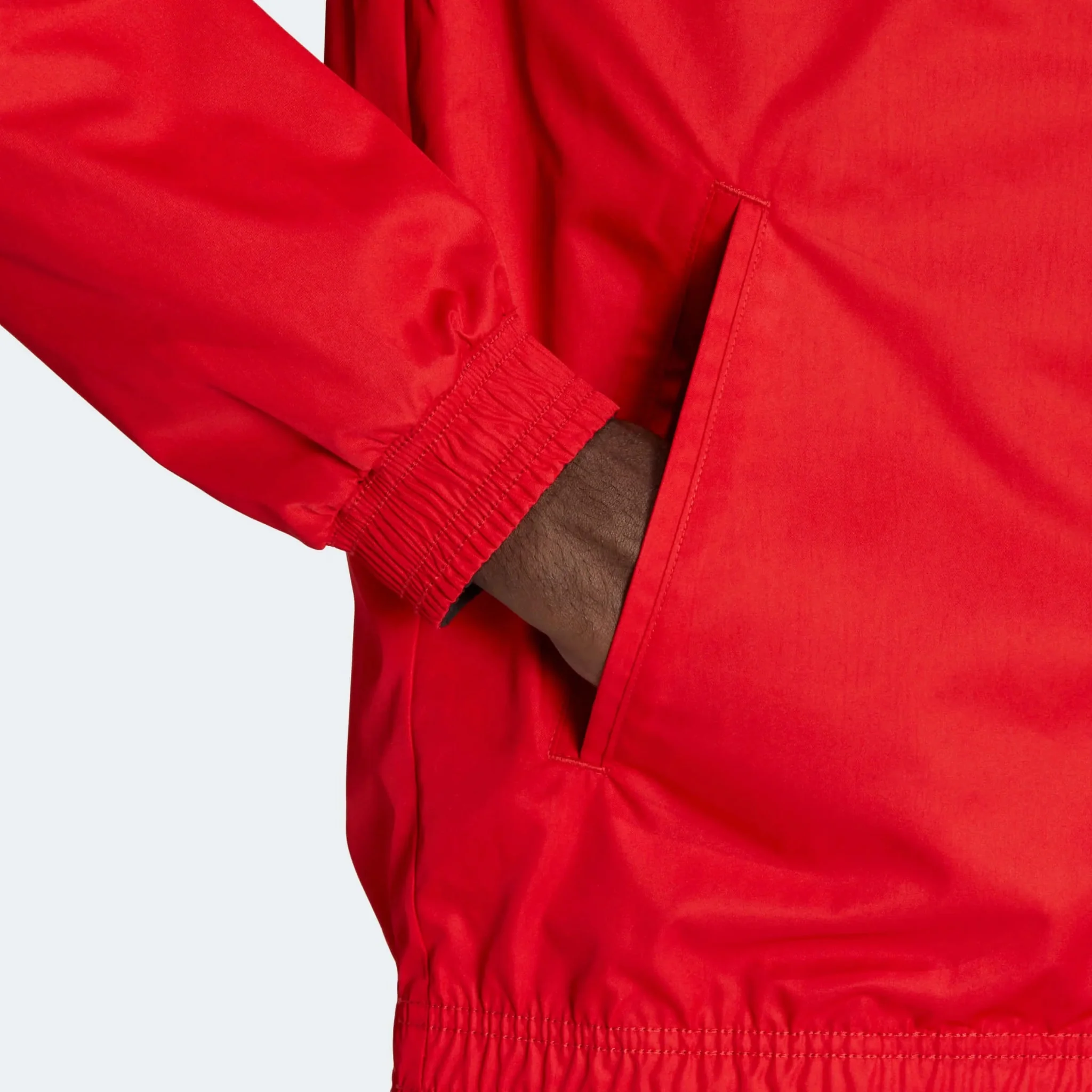 adidas 2022-23 Belgium Anthem Jacket - Black-Red - Image 5