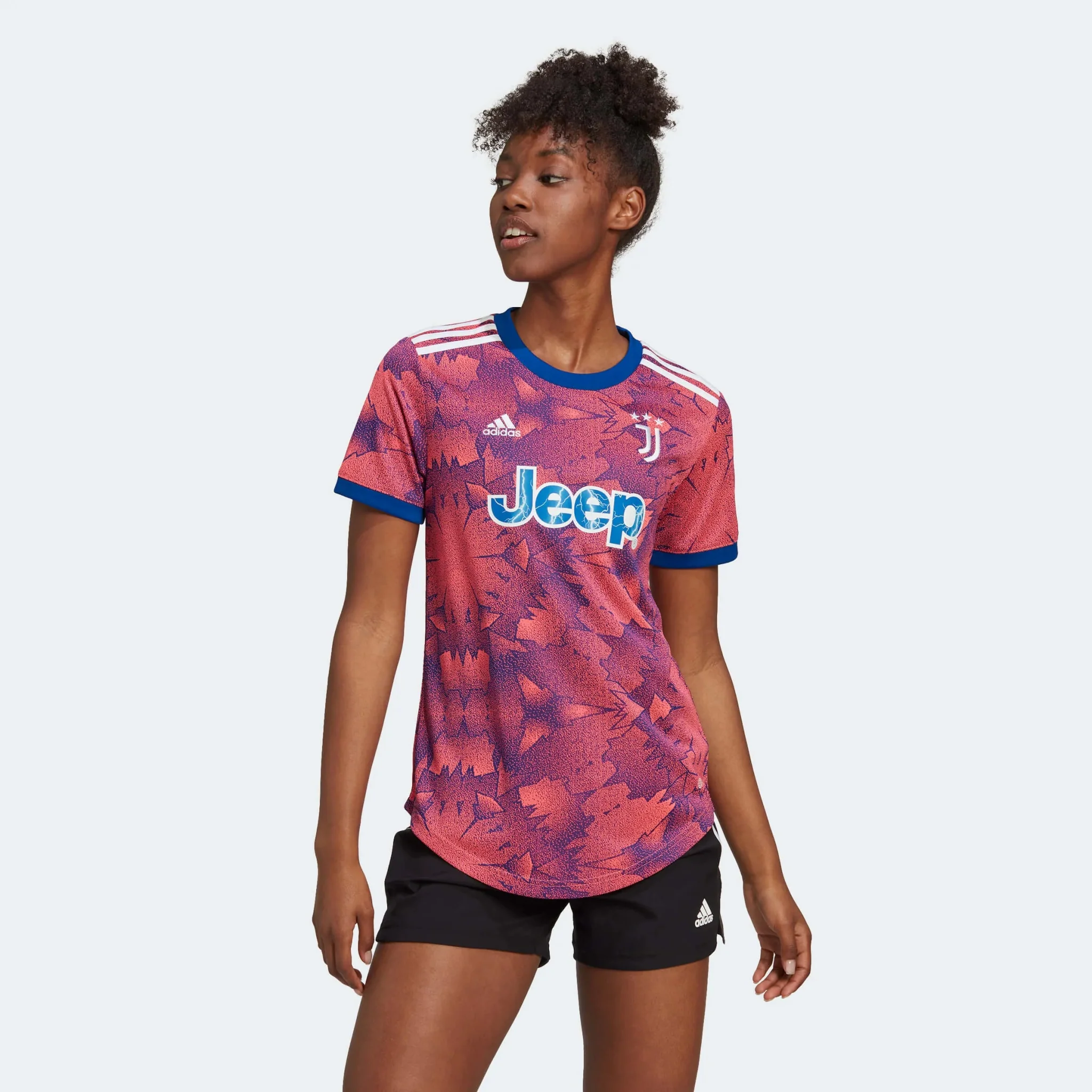 adidas 2022-23 Juventus Women's Third Jersey - Pink-Royal - Image 3