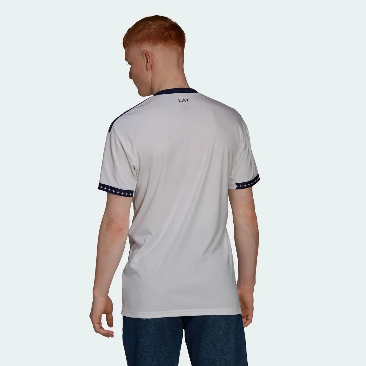 adidas 2022-23 LA Galaxy Home Jersey - White-Navy - Image 6