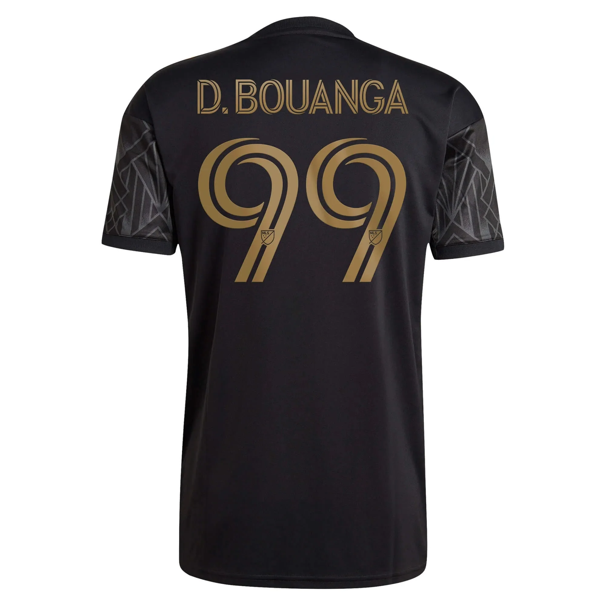 adidas 2022-23  LAFC Home Jersey - Black-Gold - Image 2