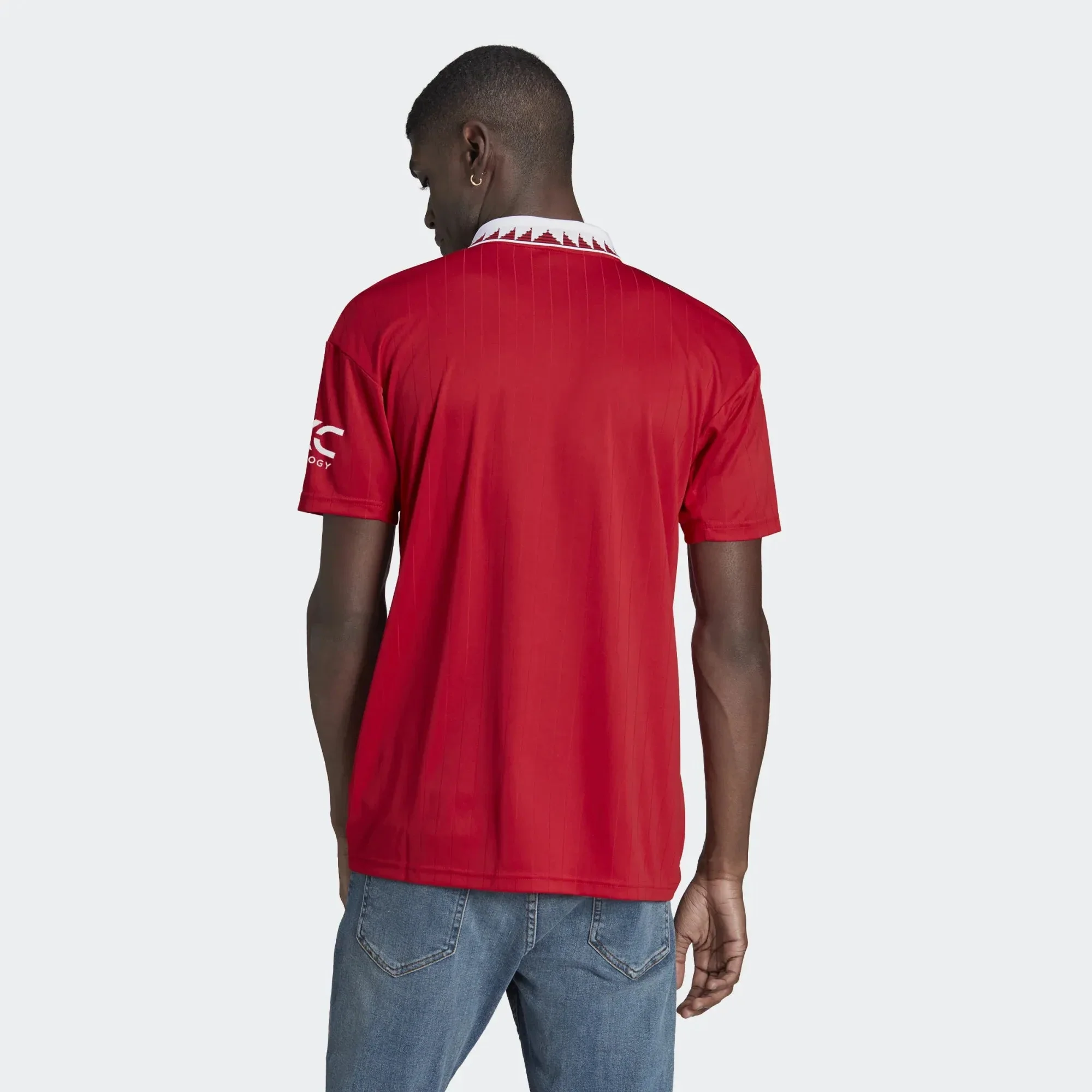 adidas 2022-23 Manchester United Home Jersey - Red-White - Image 12