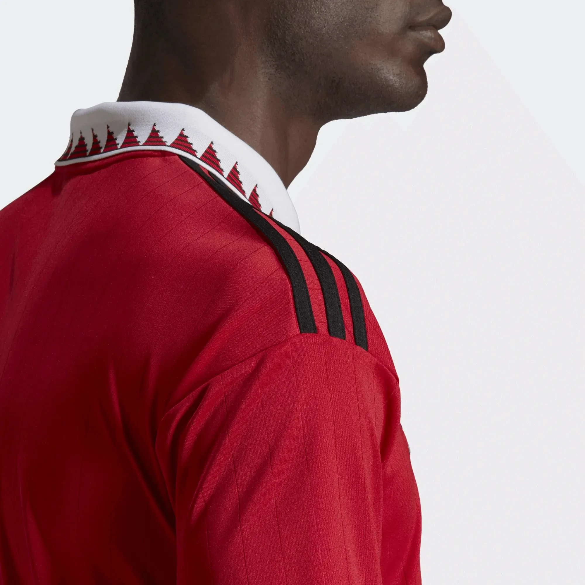adidas 2022-23 Manchester United Home Jersey - Red-White - Image 14