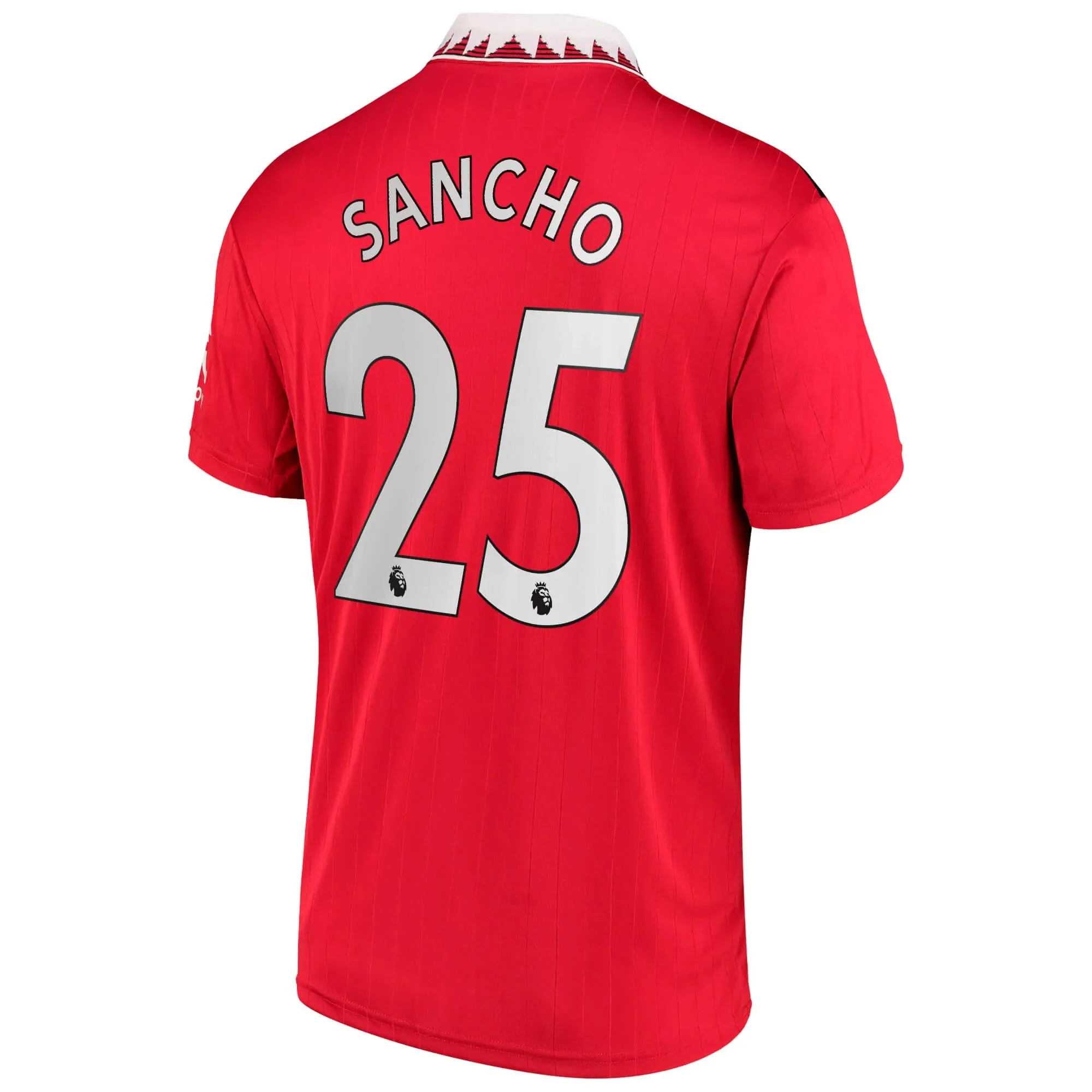 adidas 2022-23 Manchester United Home Jersey - Red-White - Image 4