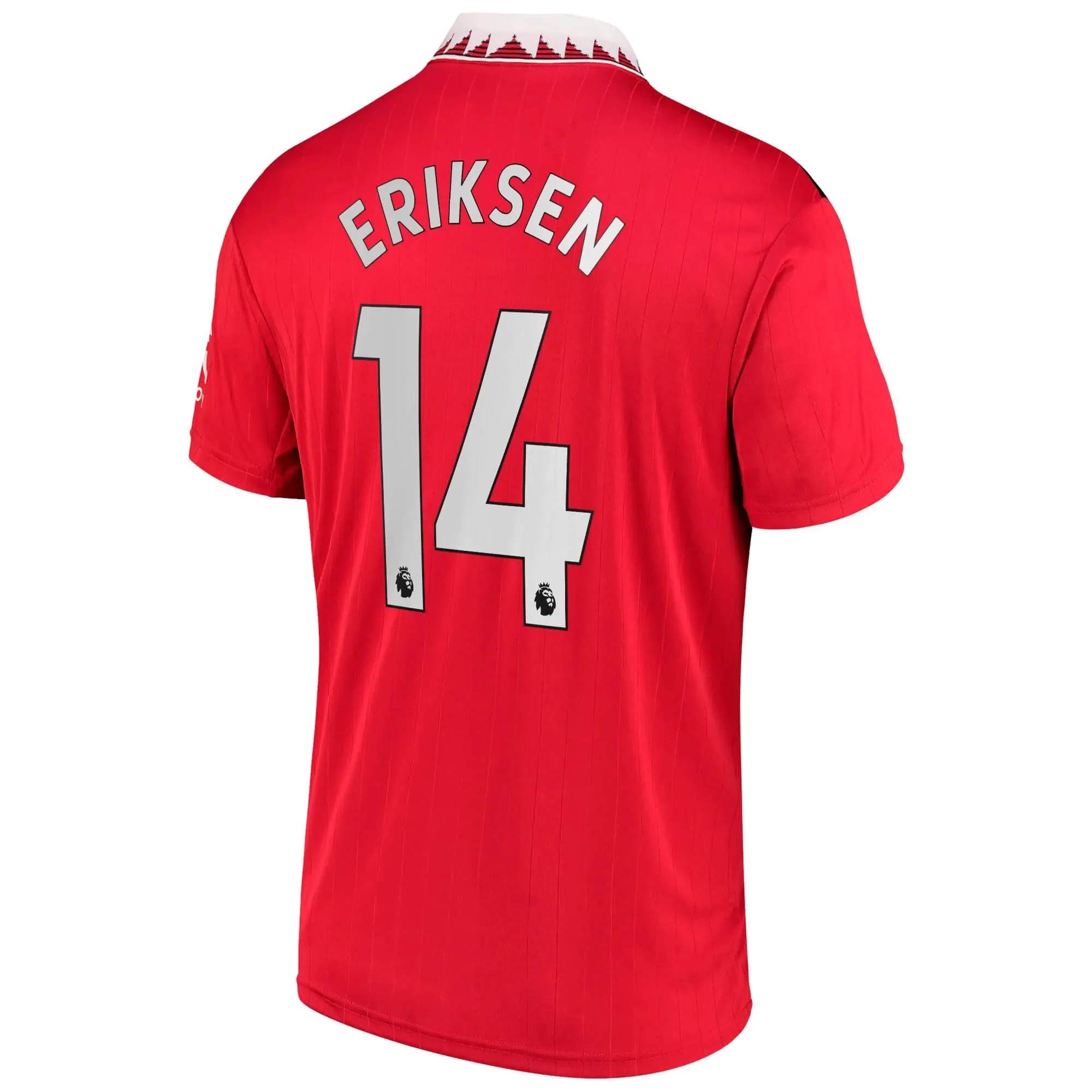 adidas 2022-23 Manchester United Home Jersey - Red-White - Image 7