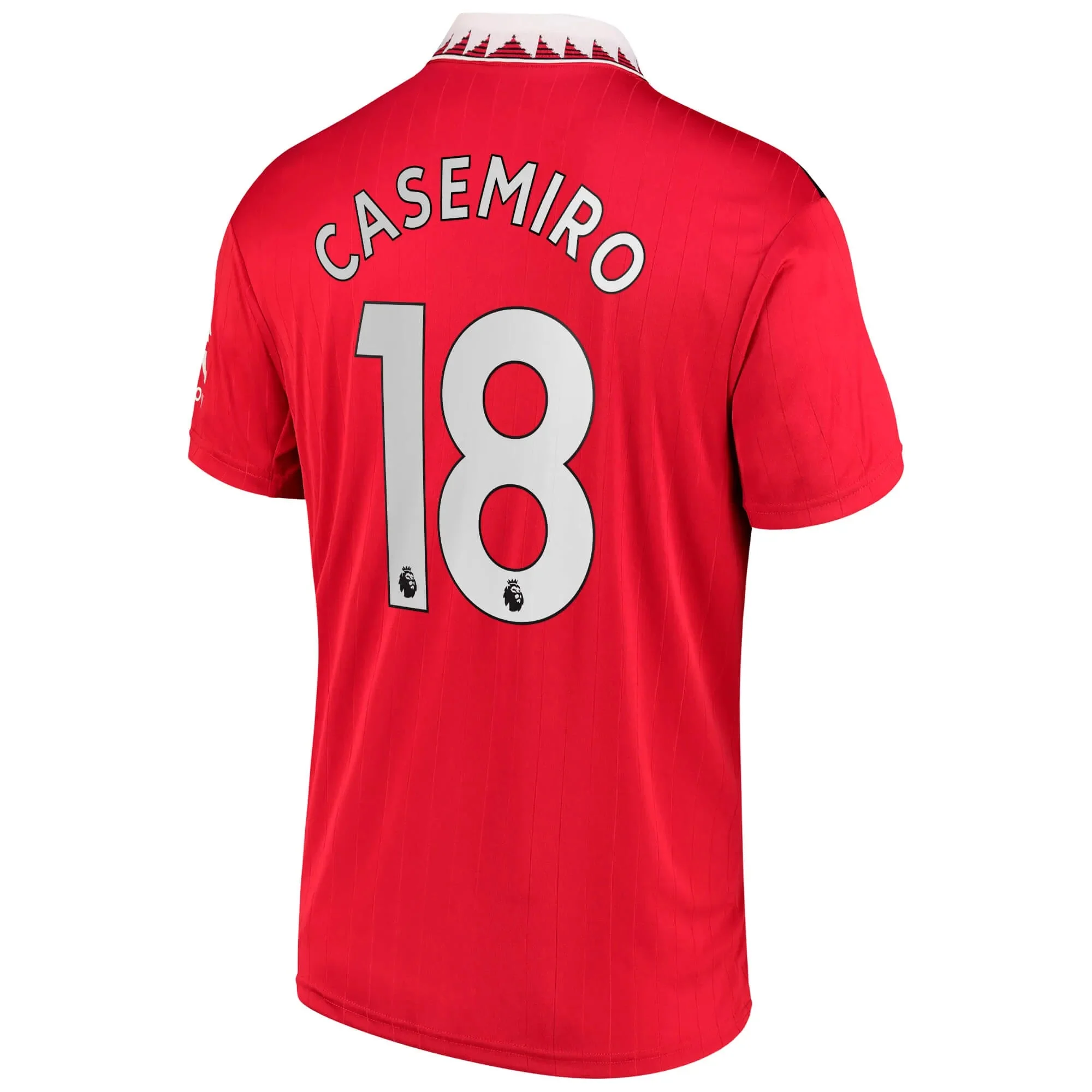 adidas 2022-23 Manchester United Home Jersey - Red-White - Image 8