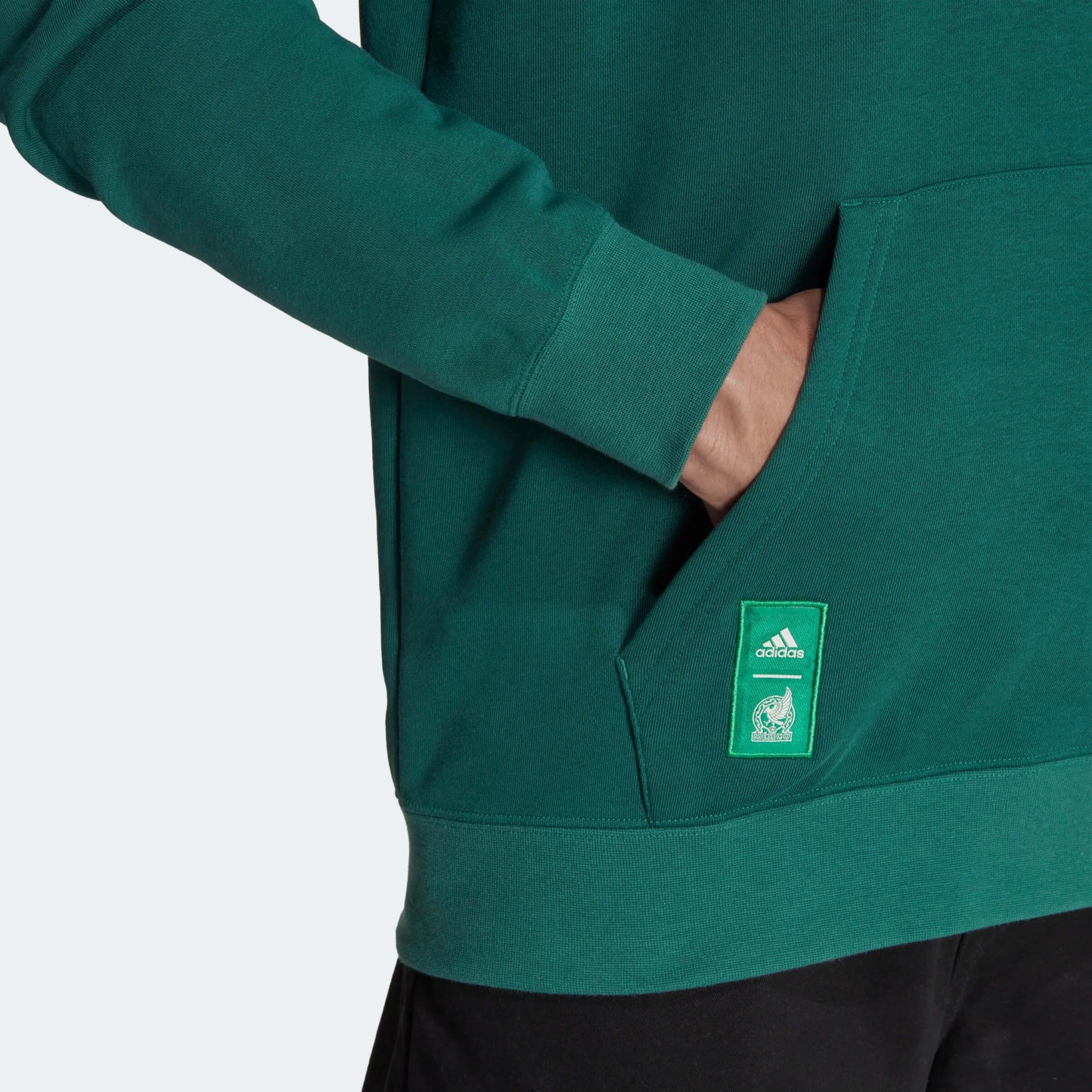 adidas 2022-23 Mexico Graphic Hoodie - Green - Image 5