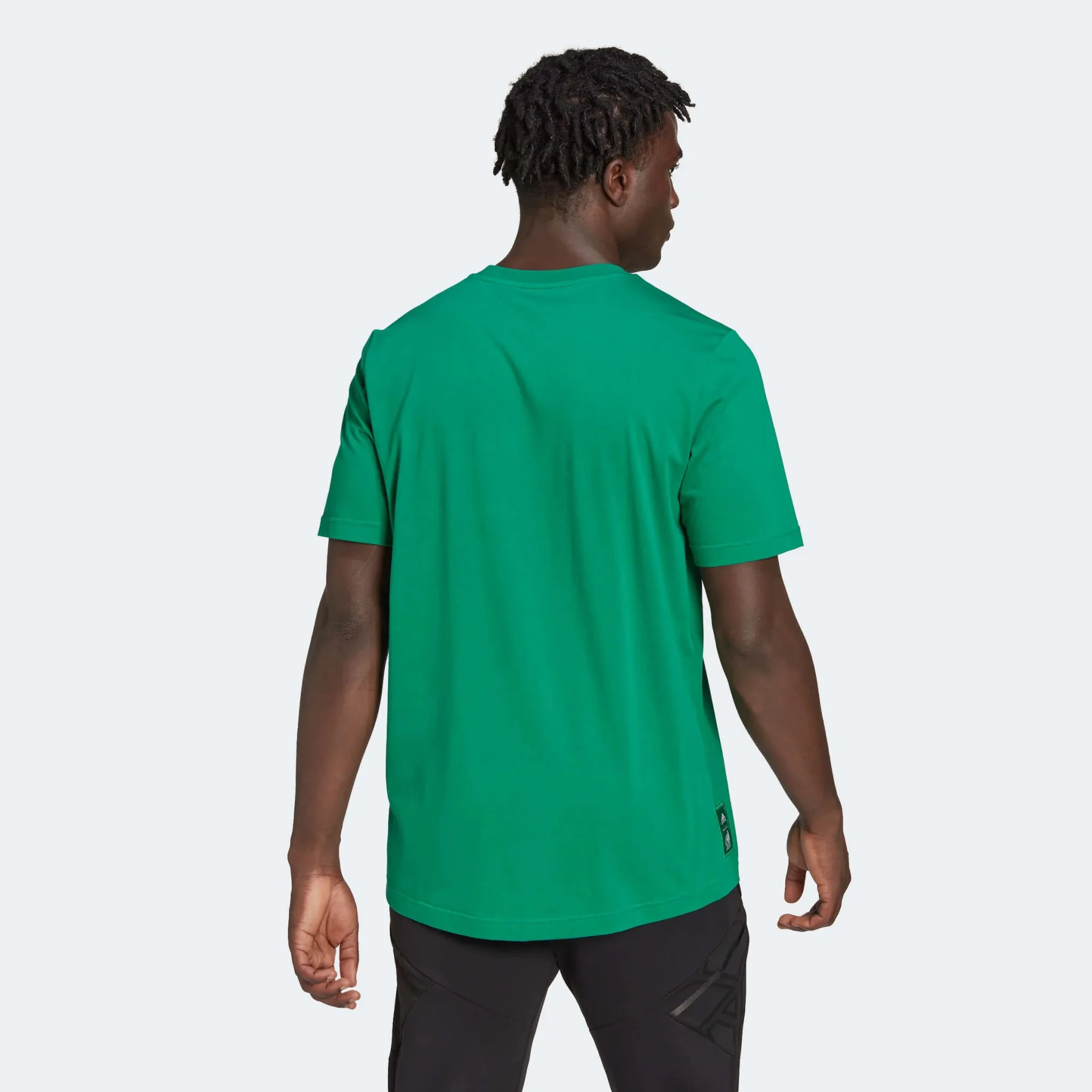 adidas 2022-23 Mexico Graphic Tee Green - Image 3