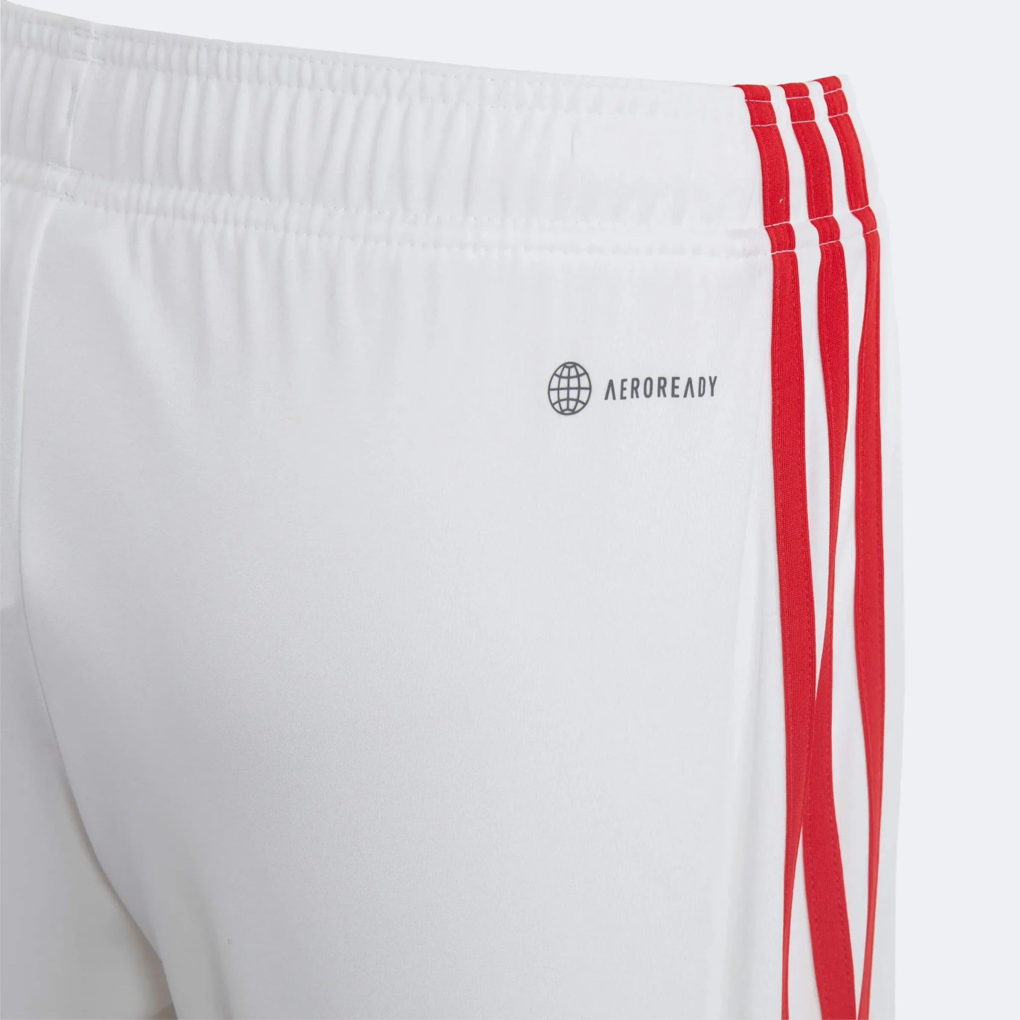 adidas 2022-23 Mexico Youth Home Shorts - White-Red - Image 5