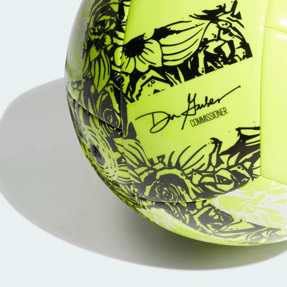 Adidas 2022  MLS Club Ball - Solar Yellow-Black - Image 4