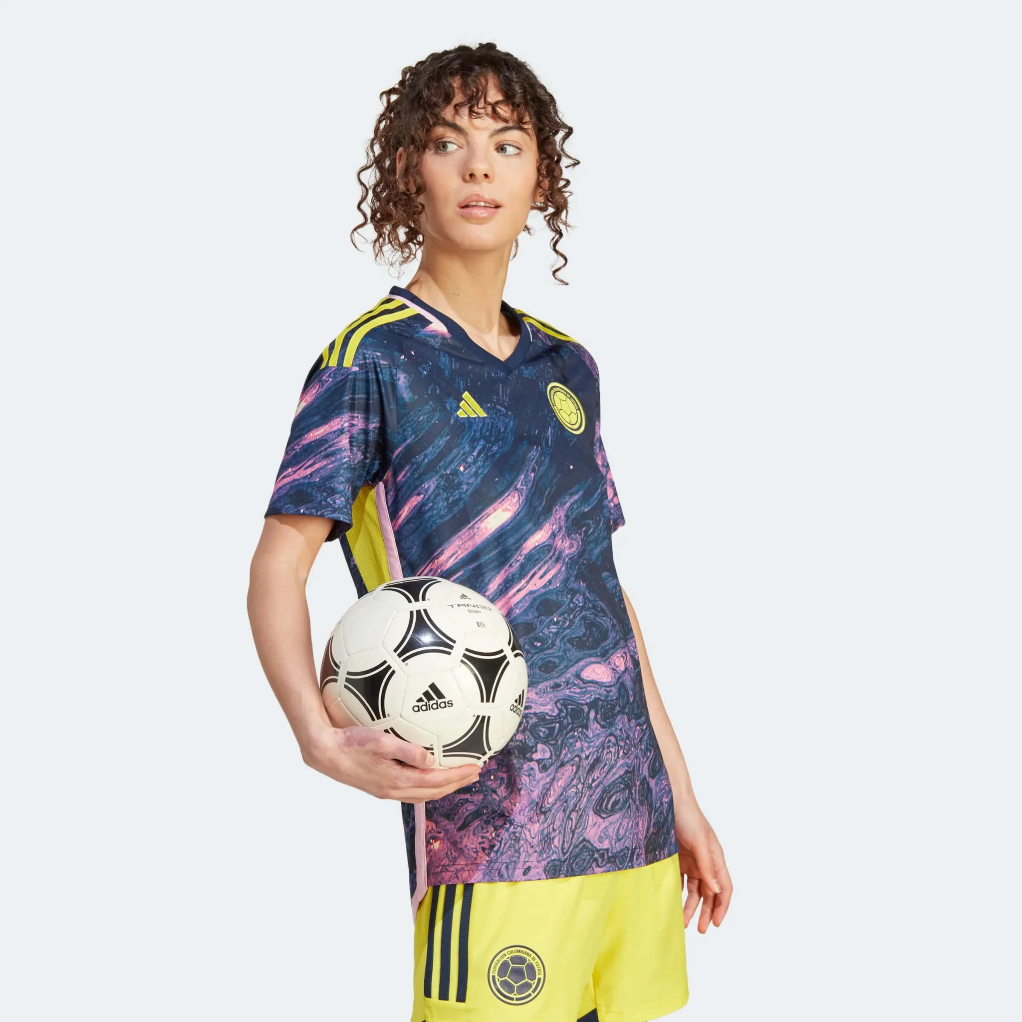 adidas 2023-24 Colombia Womens Away Jersey - Multi - Color - Image 2
