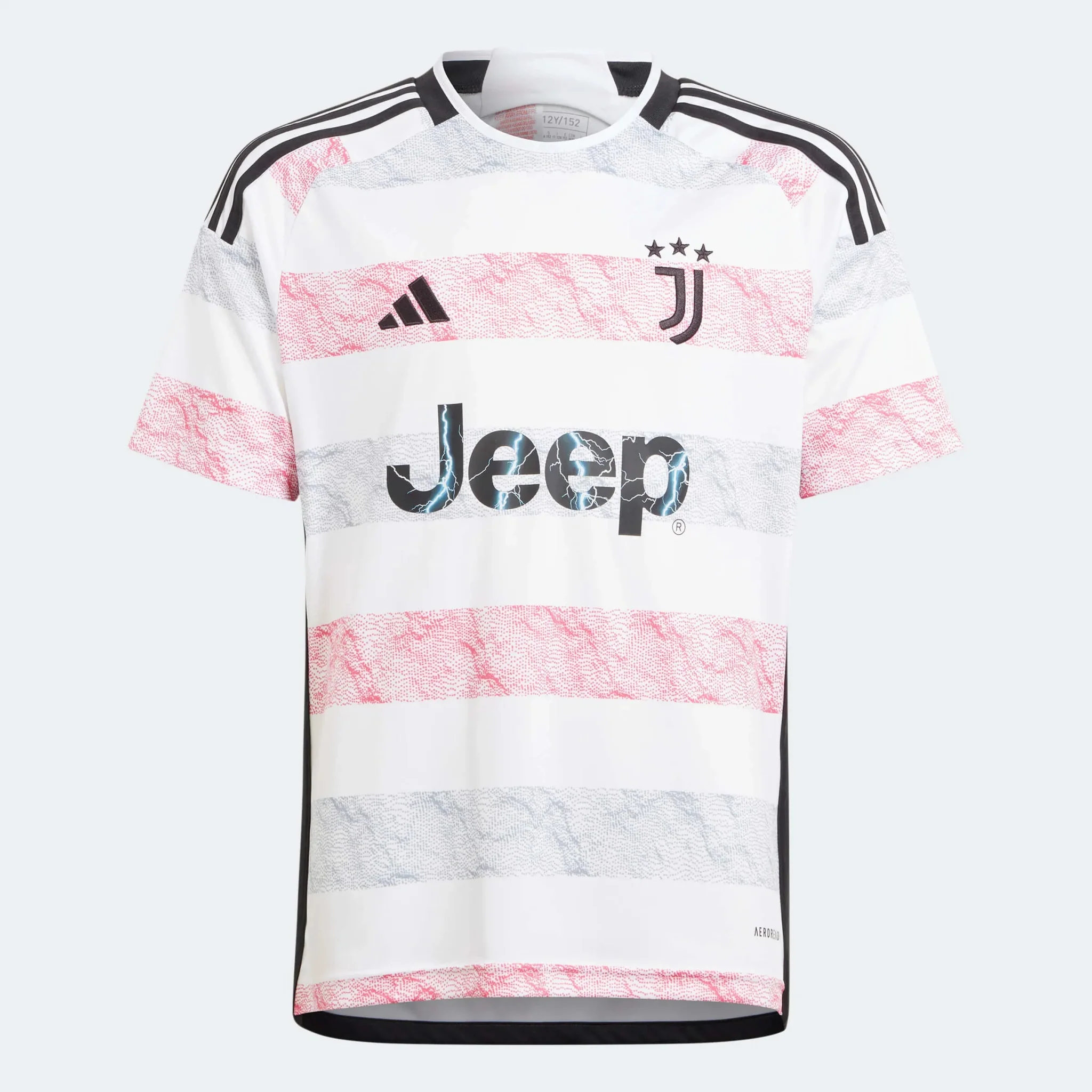 adidas 2023-24 Juventus Youth Stadium Away Jersey