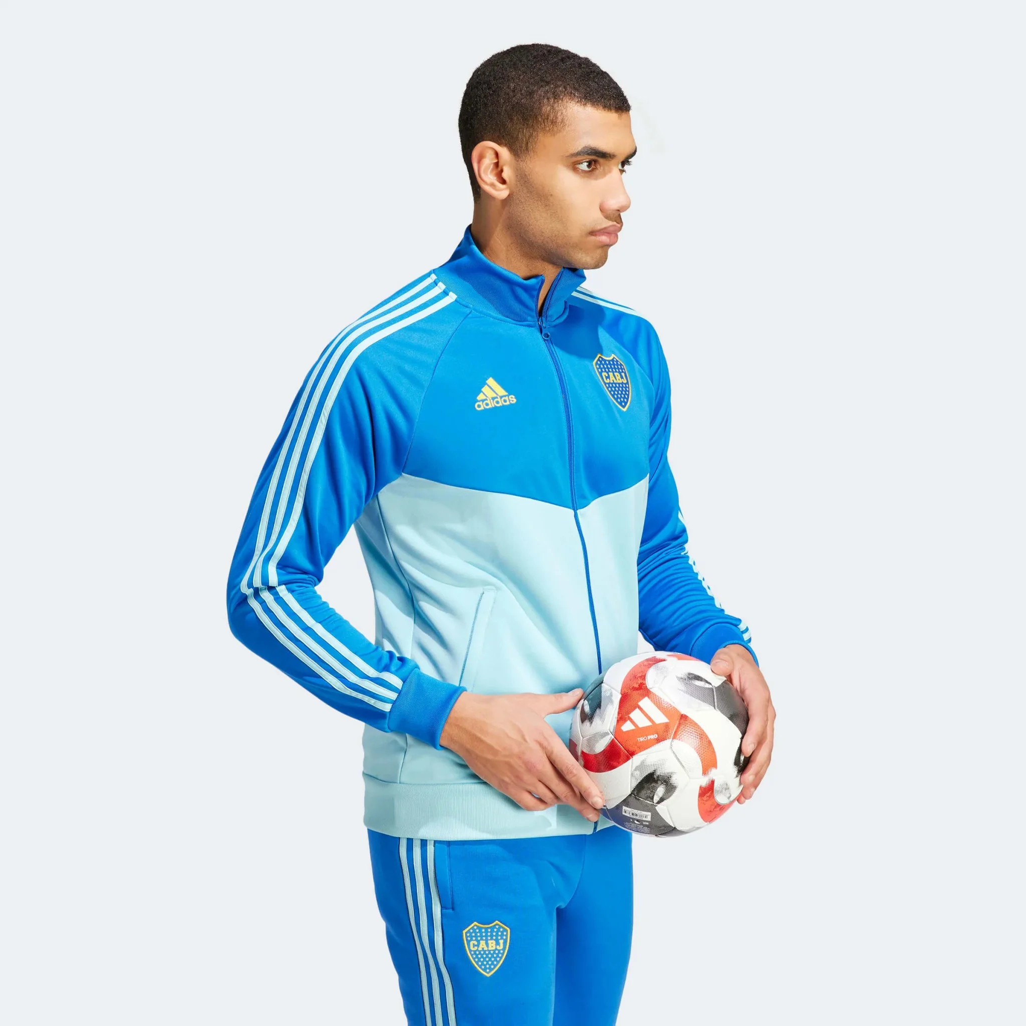 adidas 2023 Boca Juniors DNA Training Top - Blue-Light Blue - Image 3