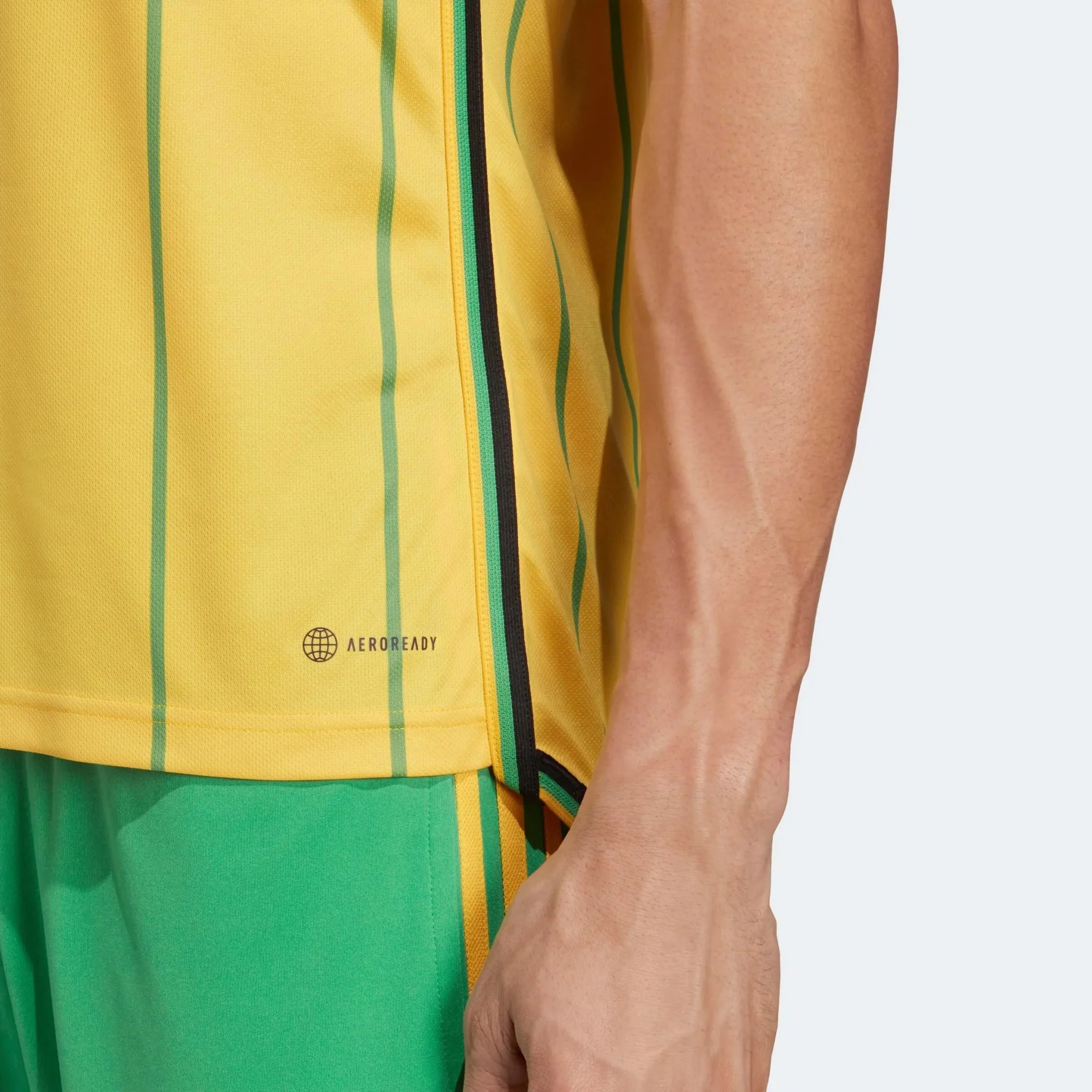 adidas 2023 Jamaica Home Jersey - Bold Gold-Vivid Green - Image 7