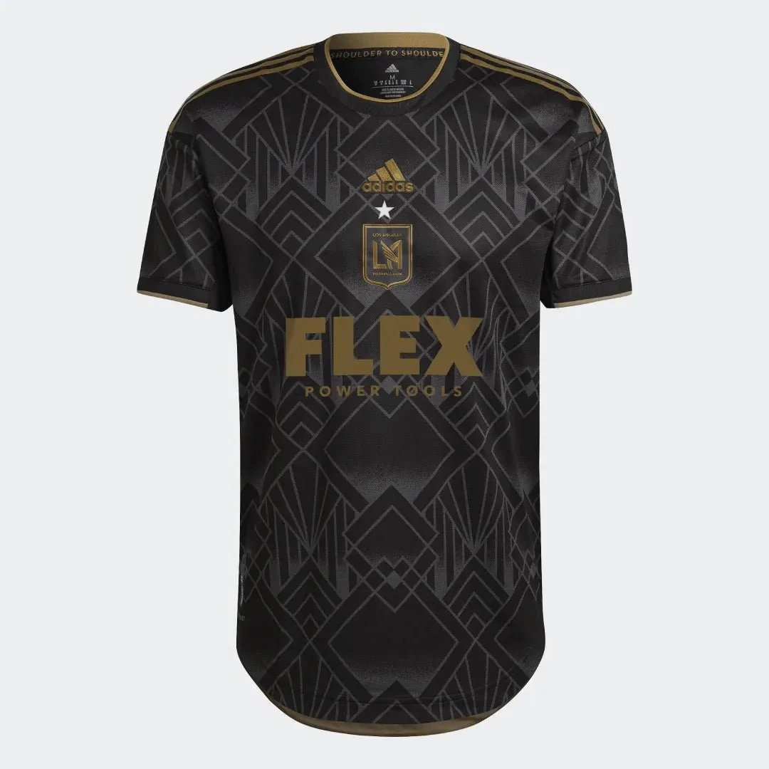 adidas 2023 LAFC Authentic Home Jersey - Black-Gold - Image 4