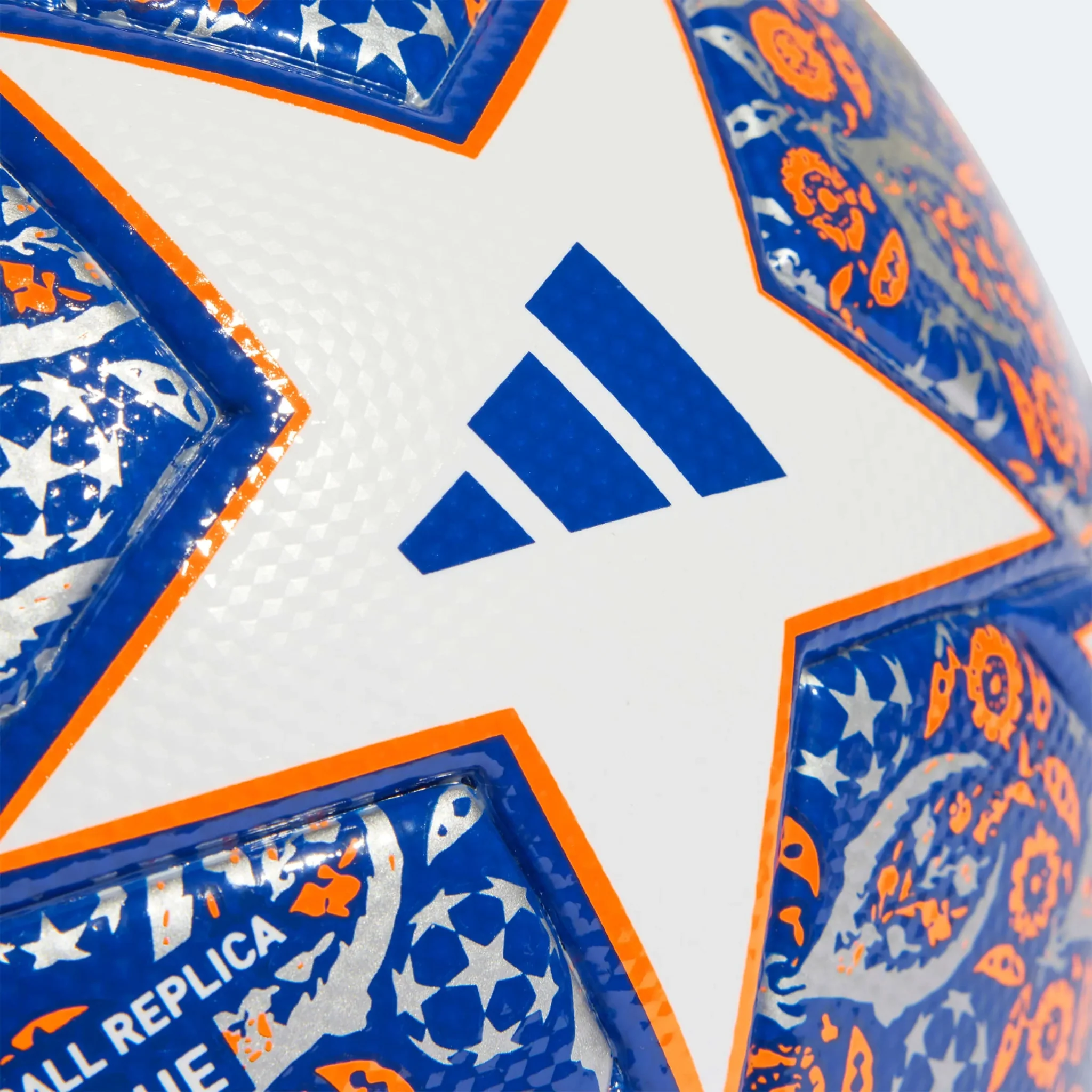 adidas 2023 UCL Istanbul League Ball - White-Blue-Orange - Image 3