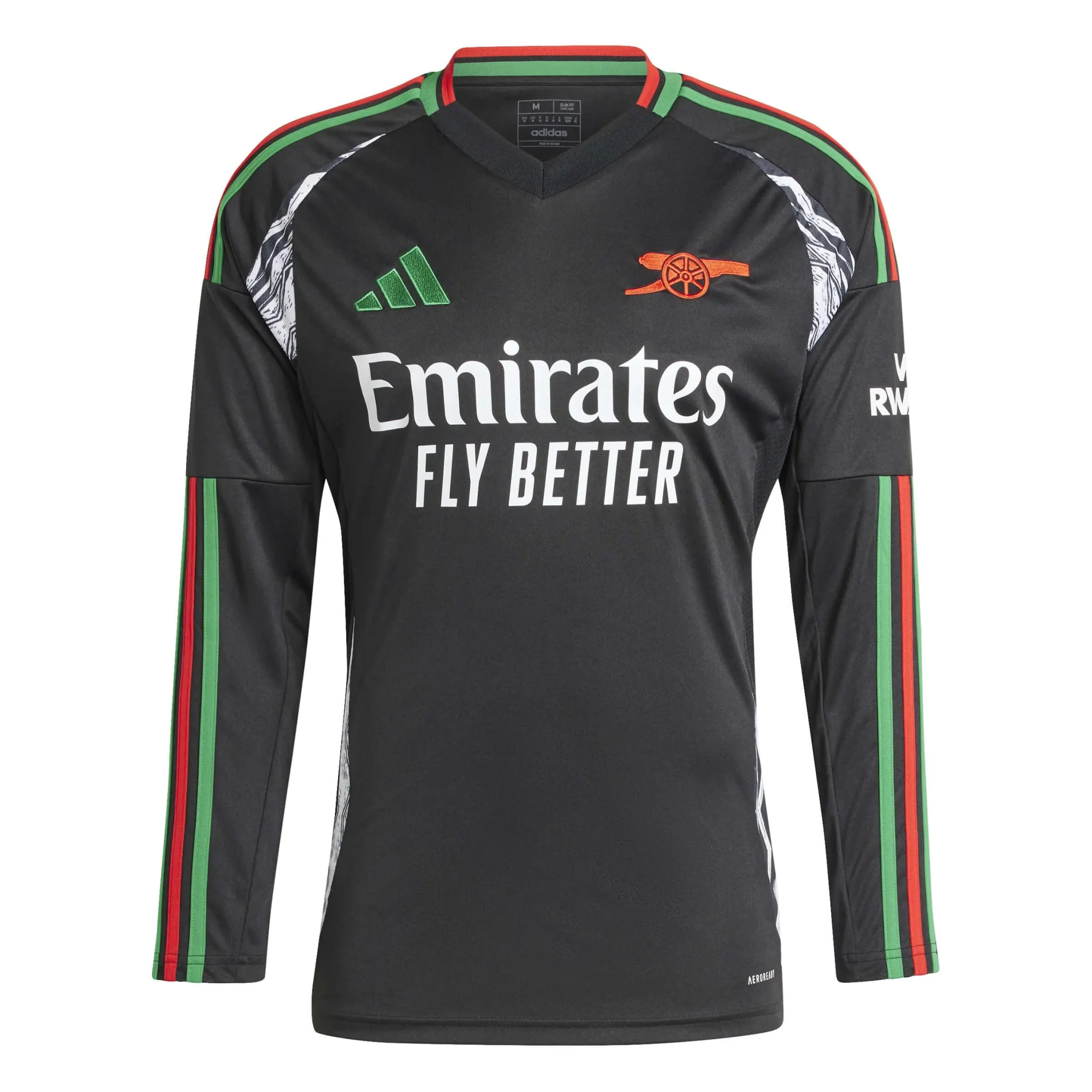 adidas 2024-25 Arsenal Men's Stadium Away Long-Sleeve Jersey