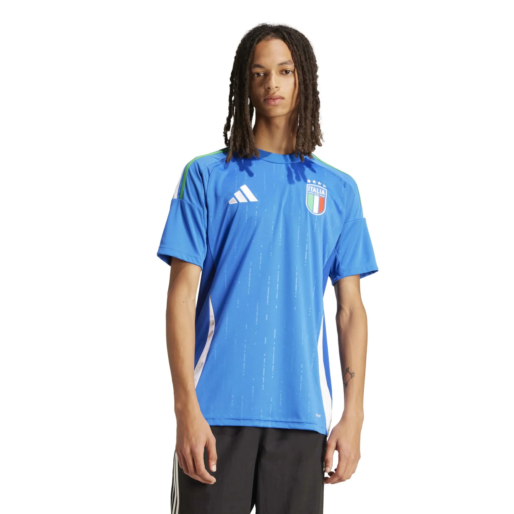 adidas 2024-25 Italy Men's Stadium Home Jersey - Image 5