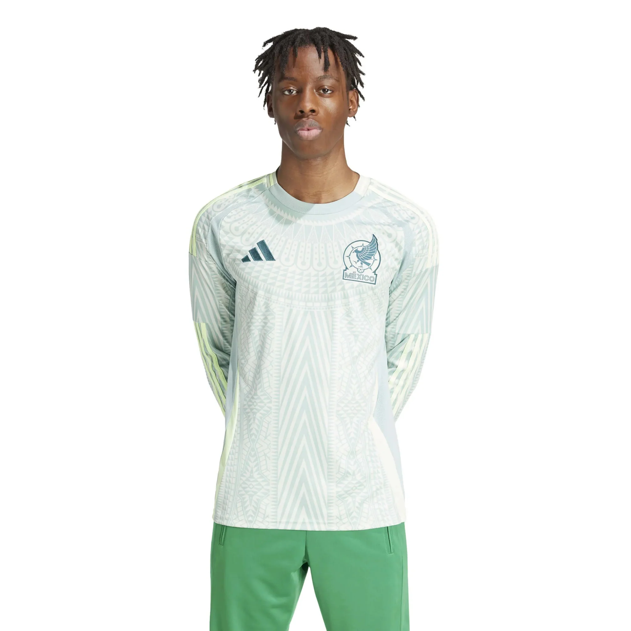 adidas 2024-25 Mexico Men's Stadium Away Long-Sleeve  Jersey - Image 4
