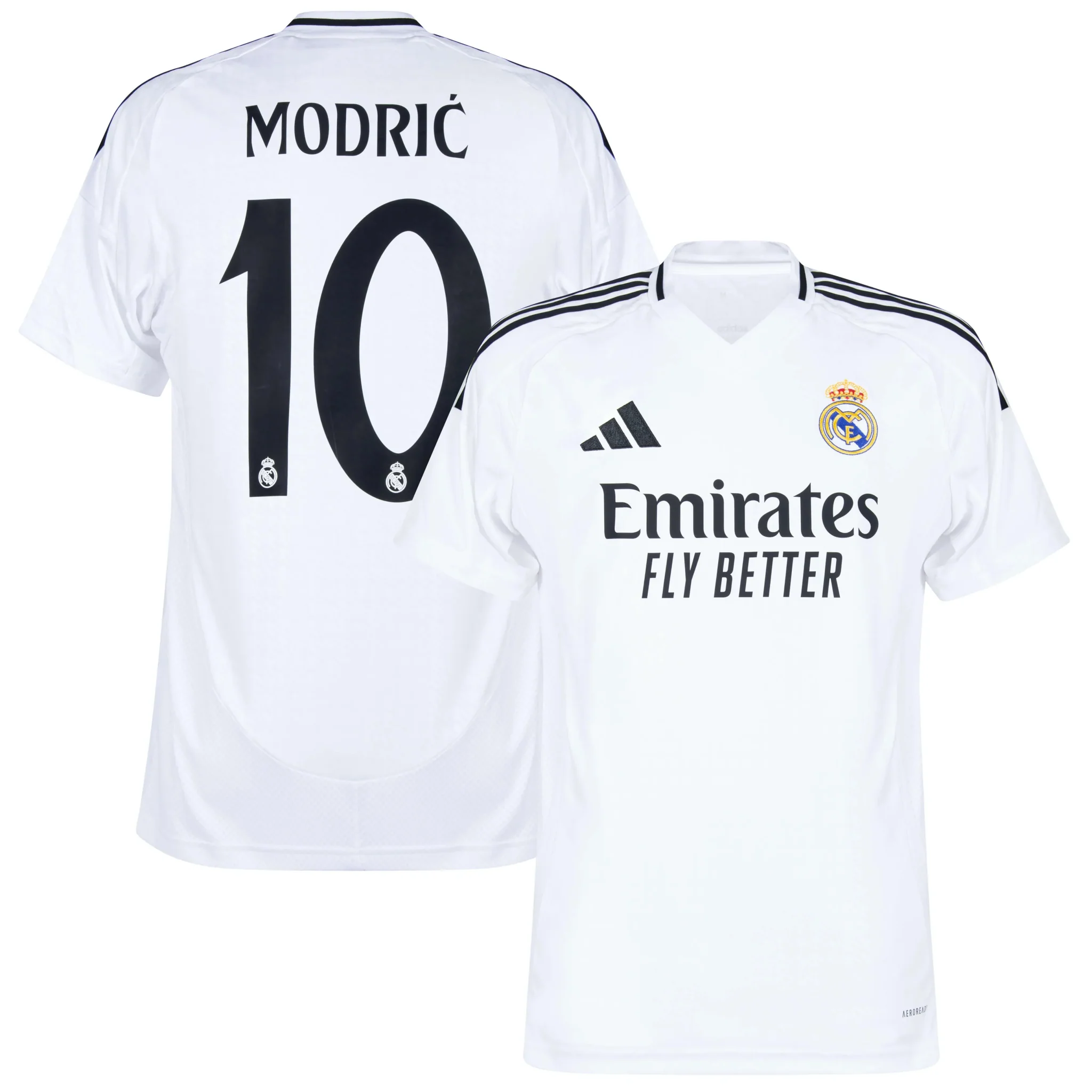adidas 2024-25 Real Madrid Youth Stadium Home Jersey - Image 11